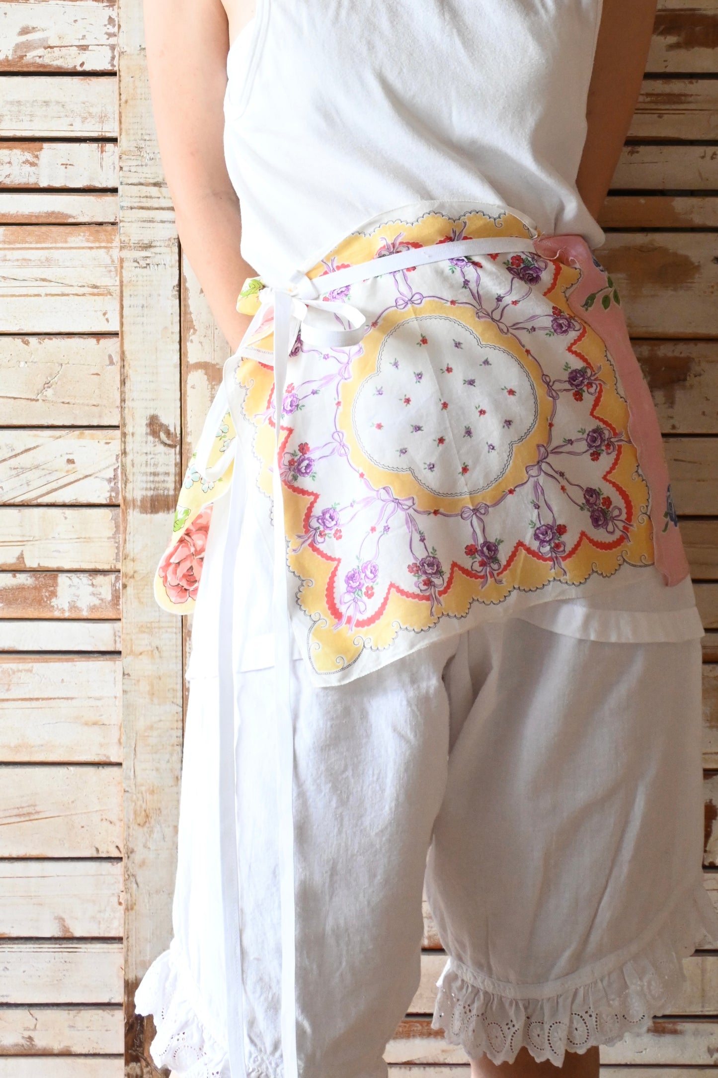 Flower handkerchief camisole/PONMOSIR