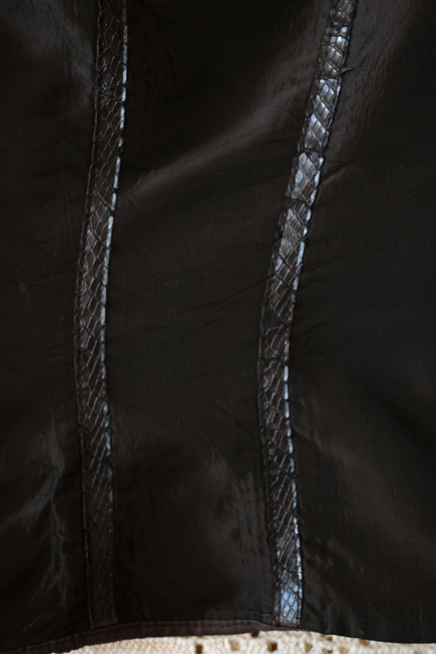 Bustier/DARK BROWN