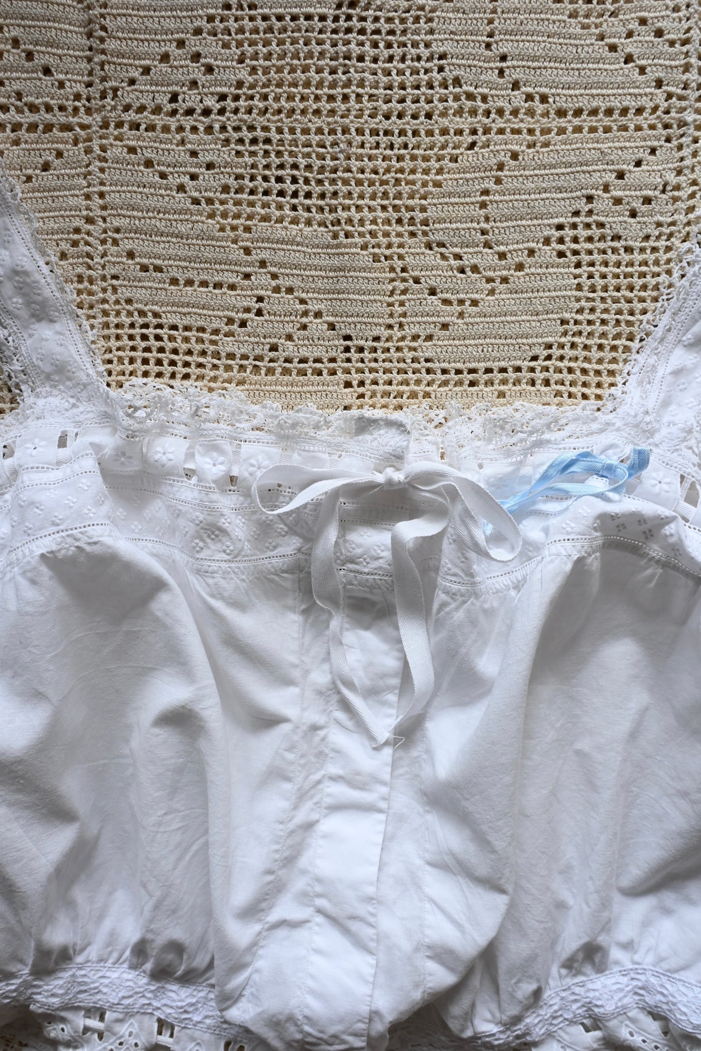 Lace bustier/WHITE
