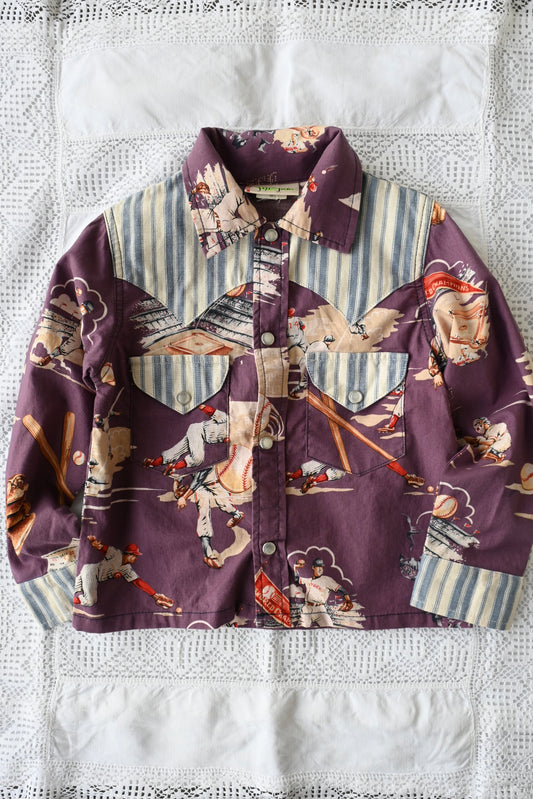 Kid's Western shirt/BASEBALL