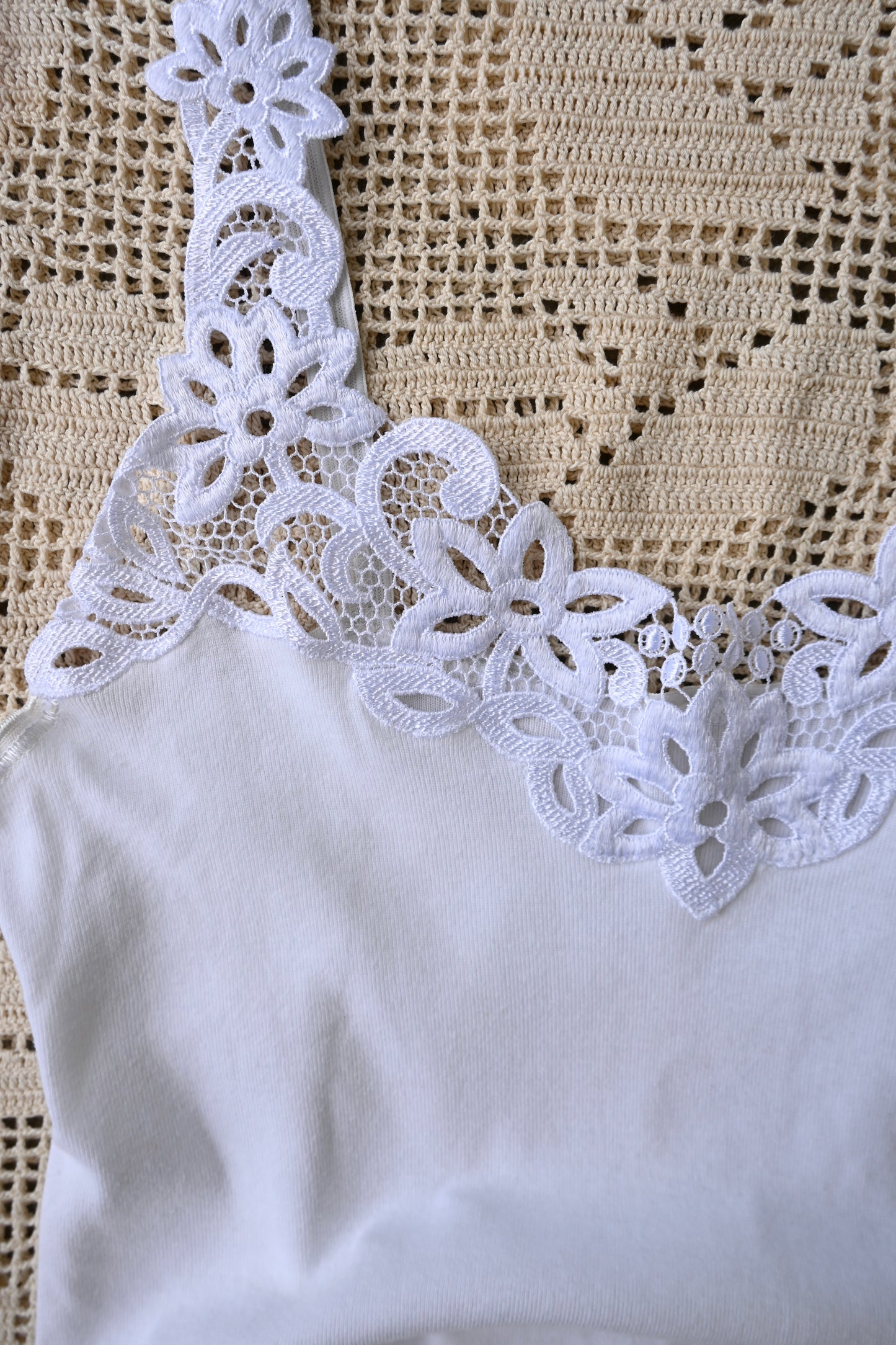 EURO Cotton lace camisole