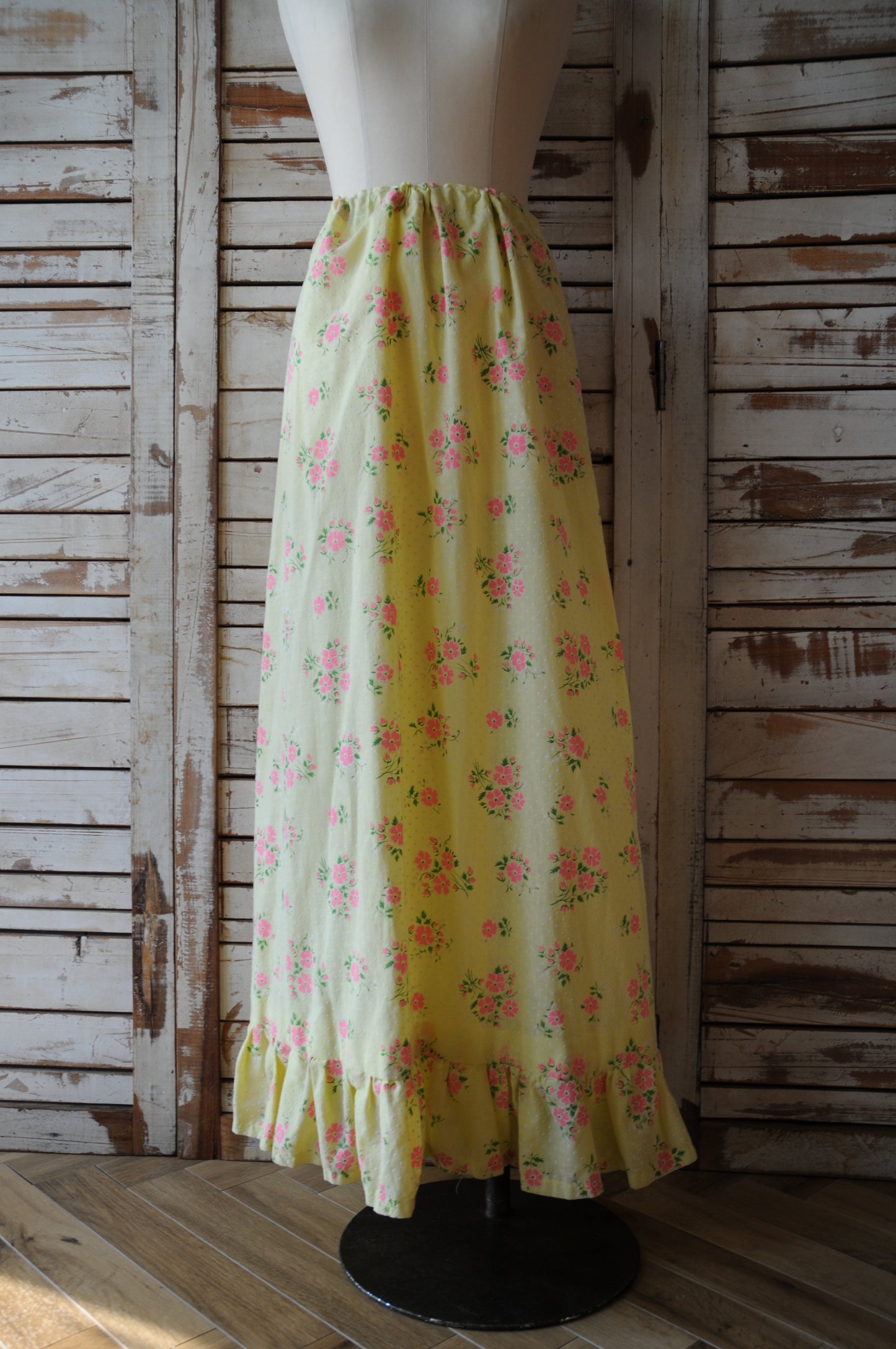 Flower pattern skirt/PONMOSIR