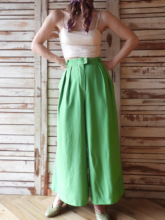 80's ESCADA Pants/GREEN