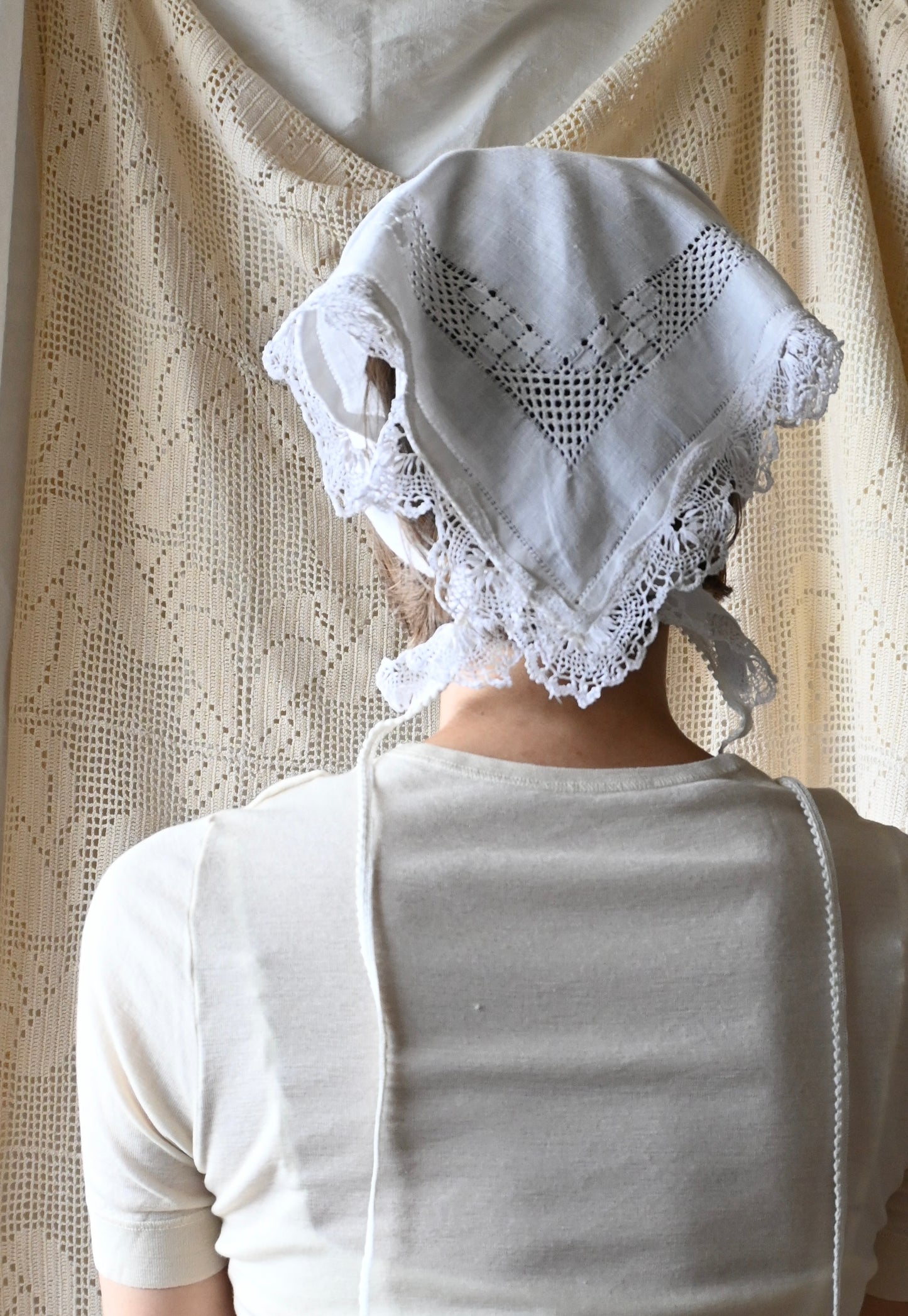 Lace scarf/PONMOSIR