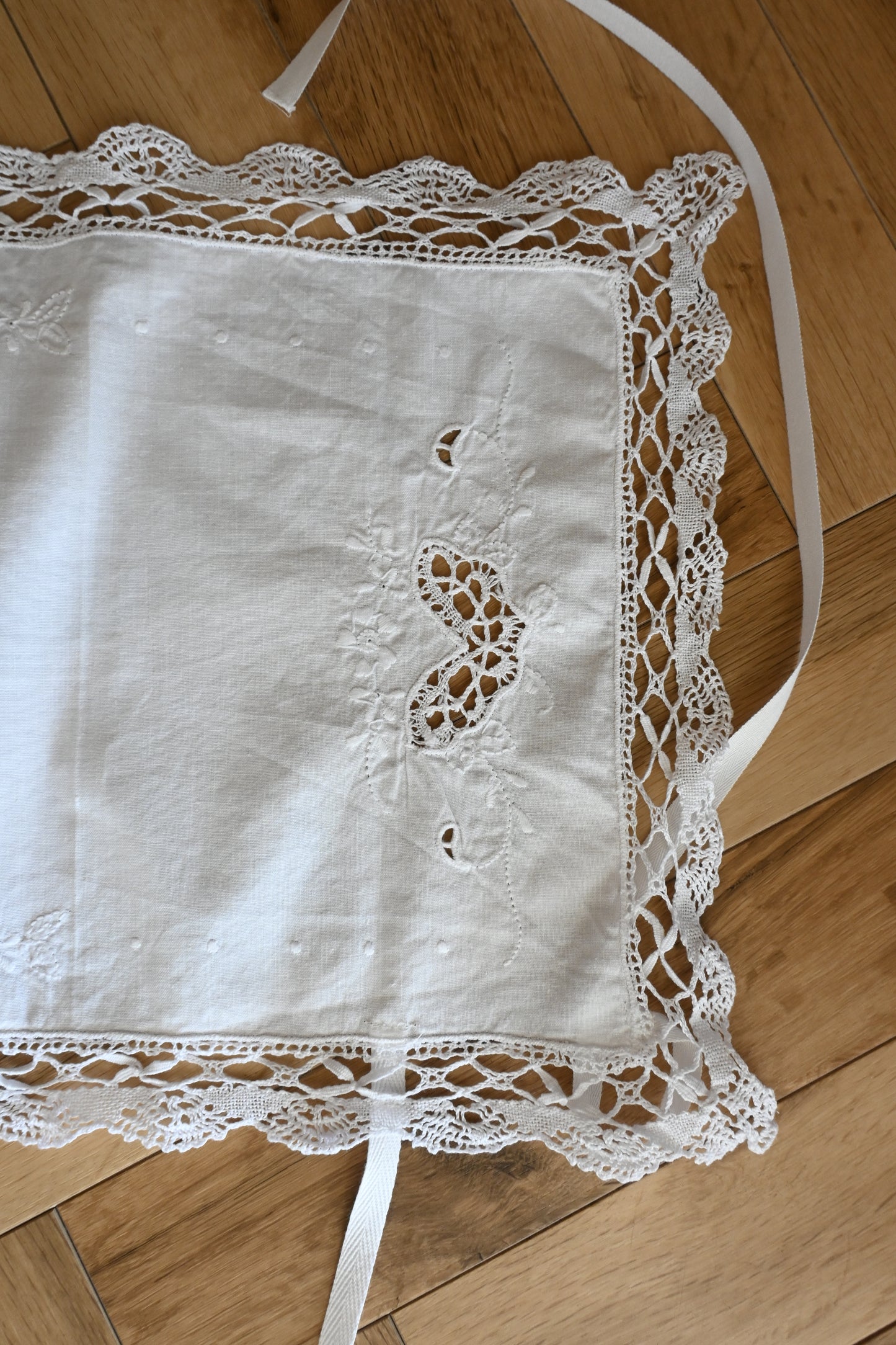 Cotton lace cami top/PONMOSIR