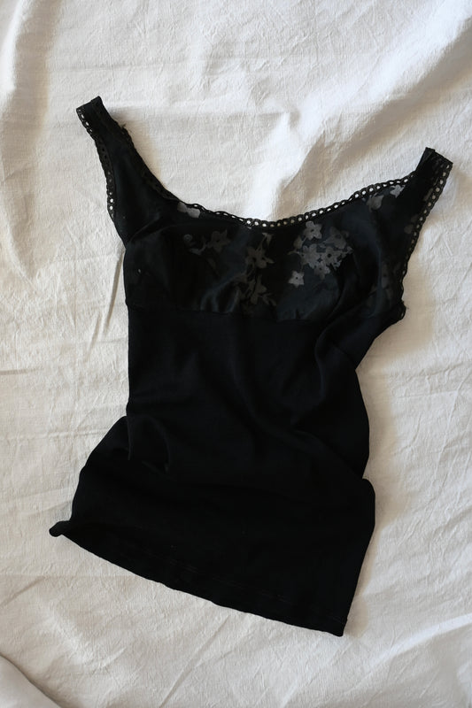 EURO Lace camisole/BLACK