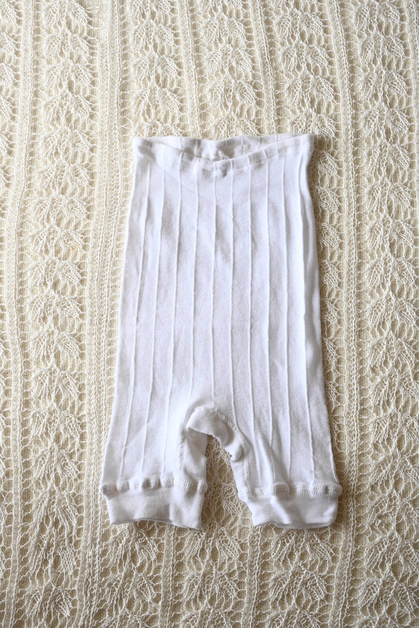 EURO/DEADSTOCK underwear rib shorts/WHITE