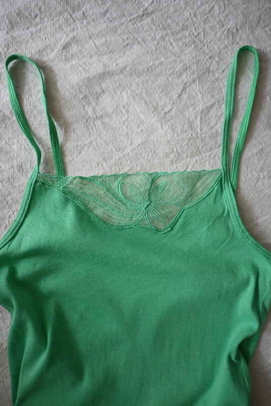 EURO Cotton underwear top/GREEN
