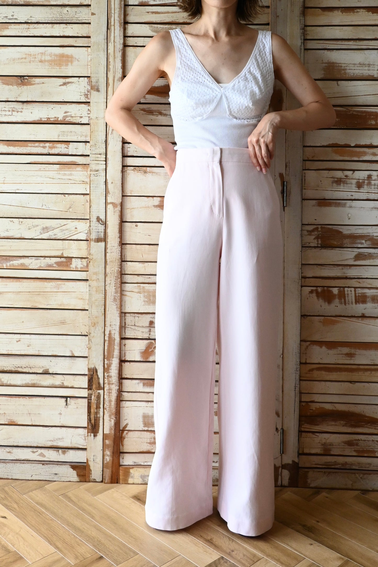 "Max Mara" pants/BABY PINK