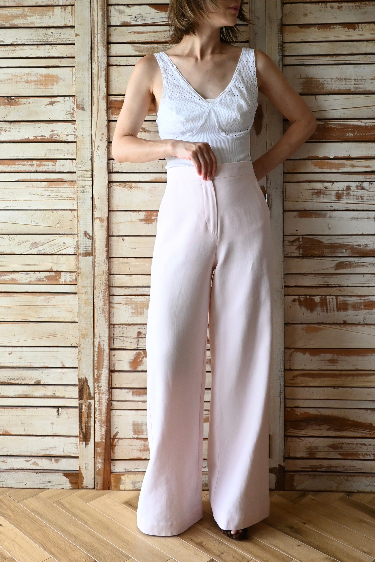 "Max Mara" pants/BABY PINK