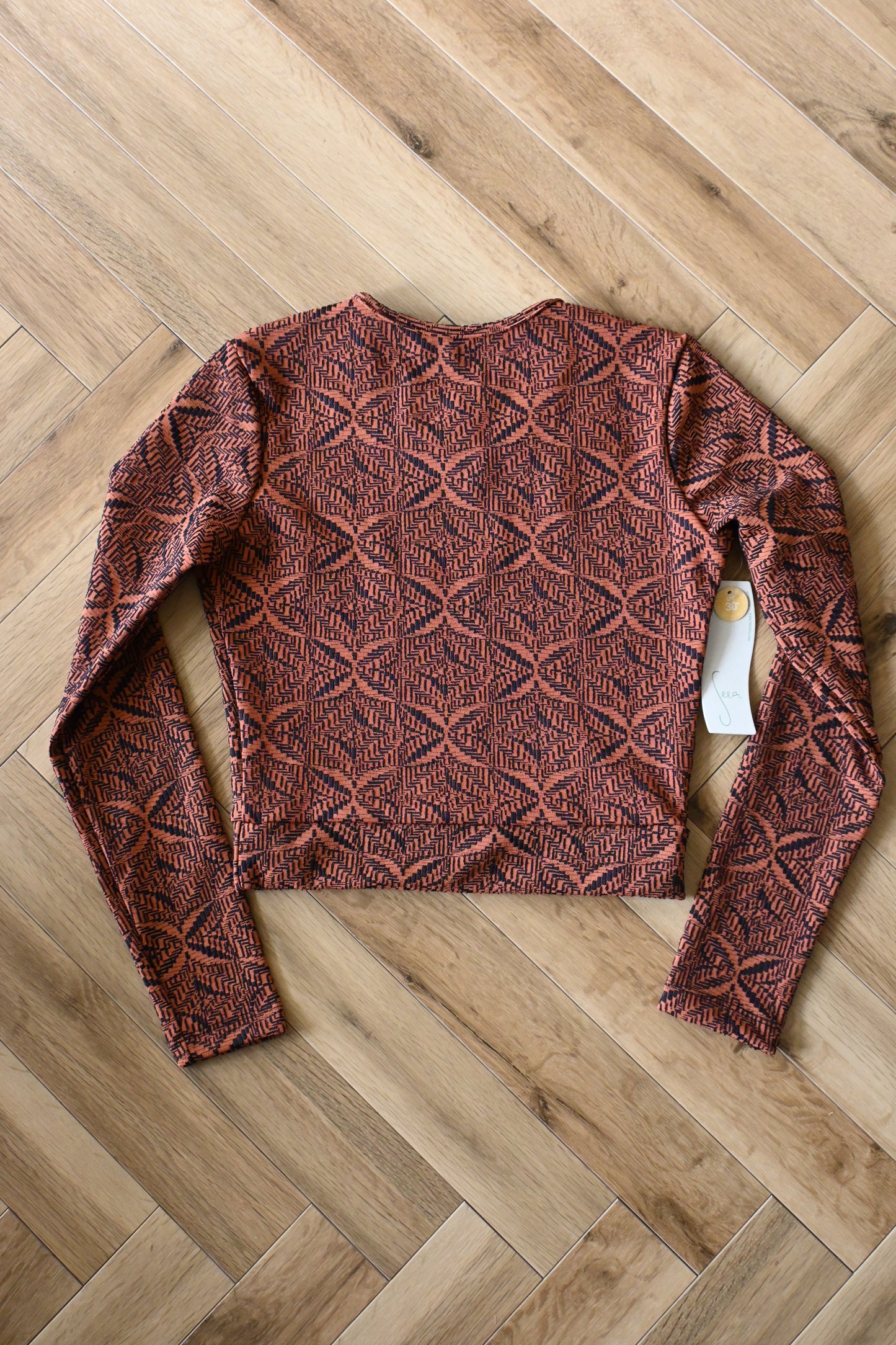 SEEA/Palomar Crop Top Rashguard/Bordeen