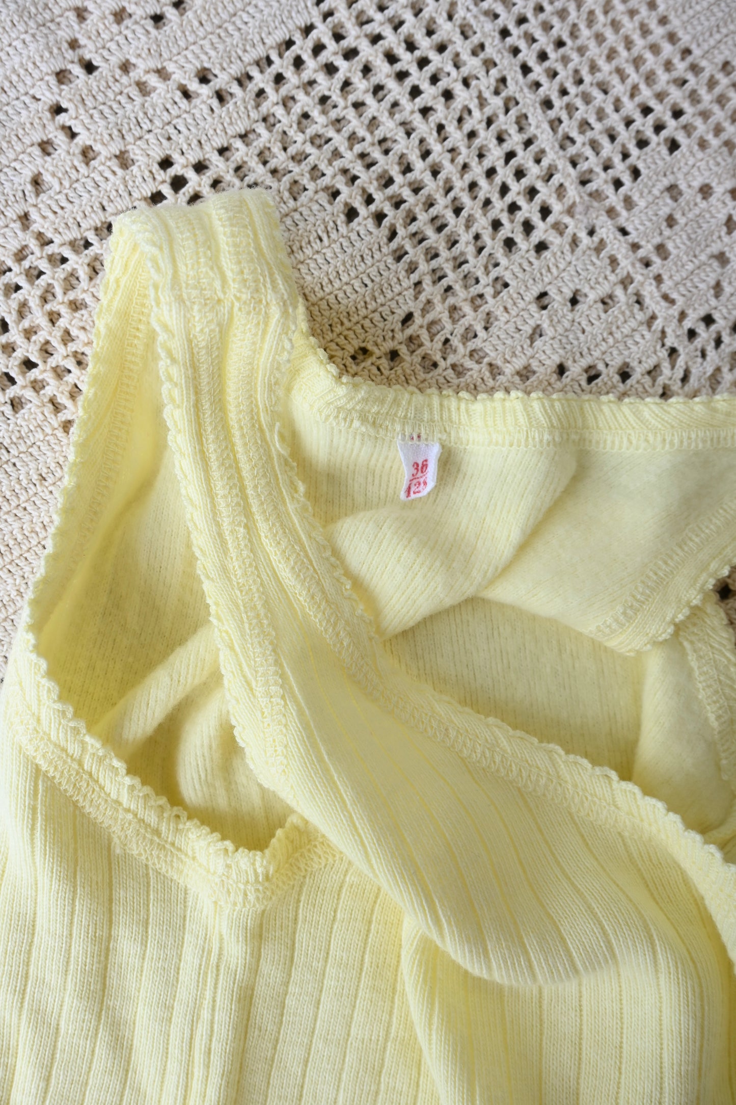 EURO Underwear tank top/Lemon