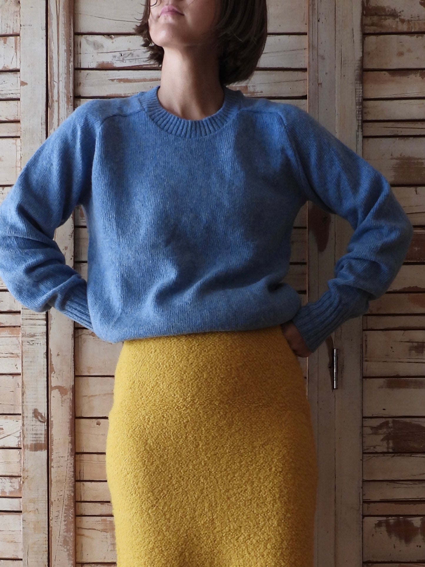 PRADA Knit skirt/MUSTARD