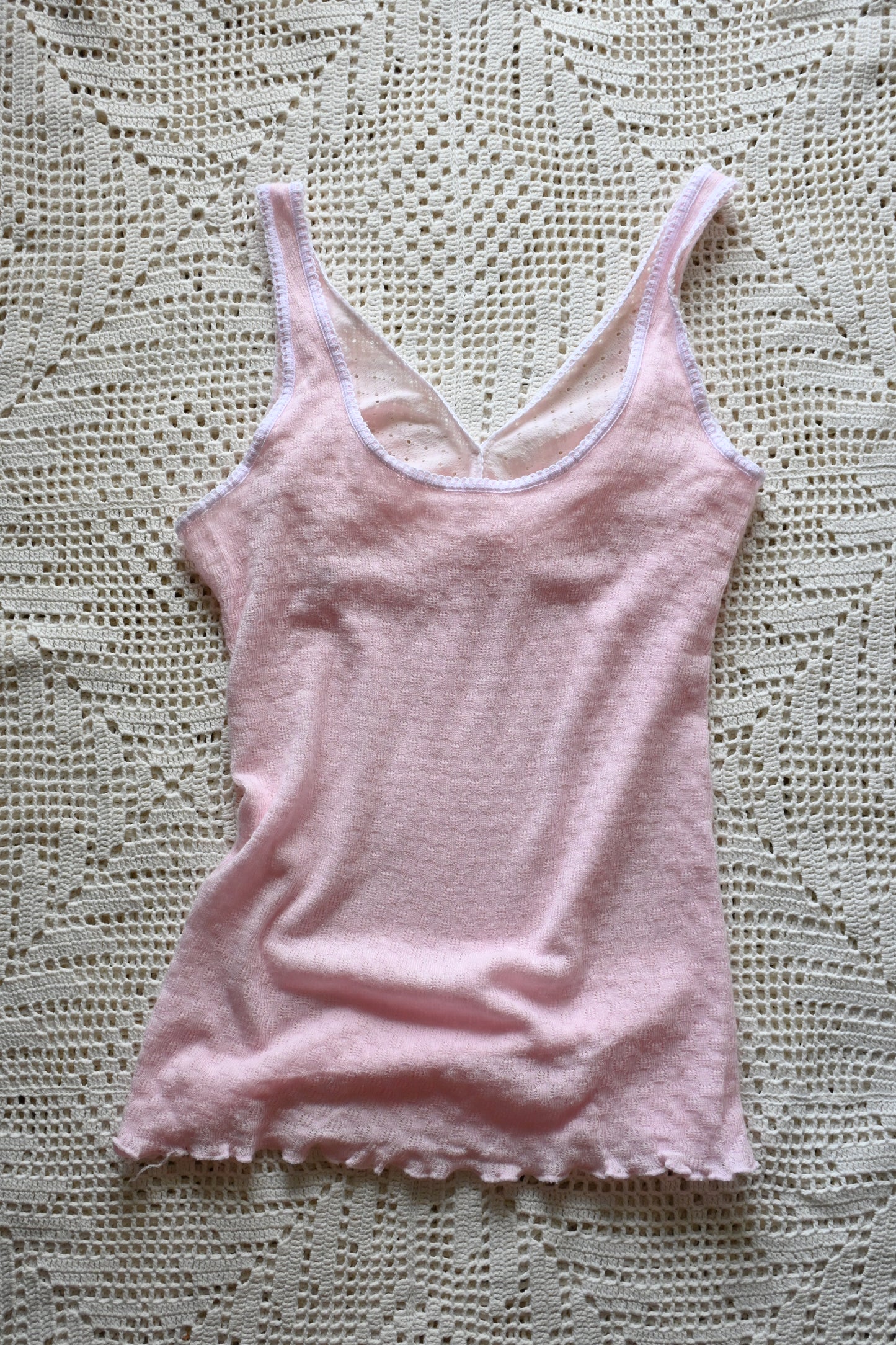 EURO Lace camisole/BABY PINK