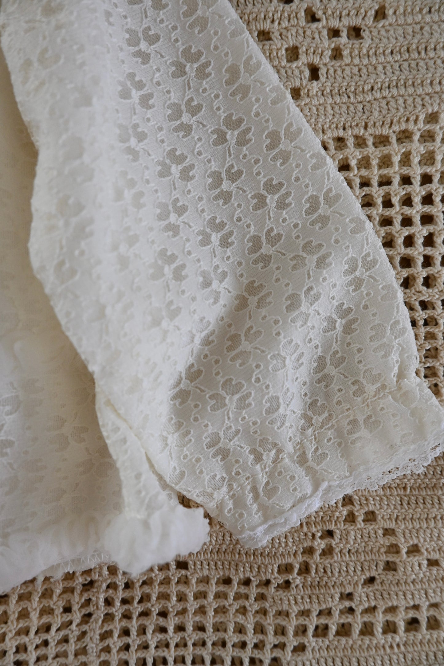 BABY Lace blouse/WHITE