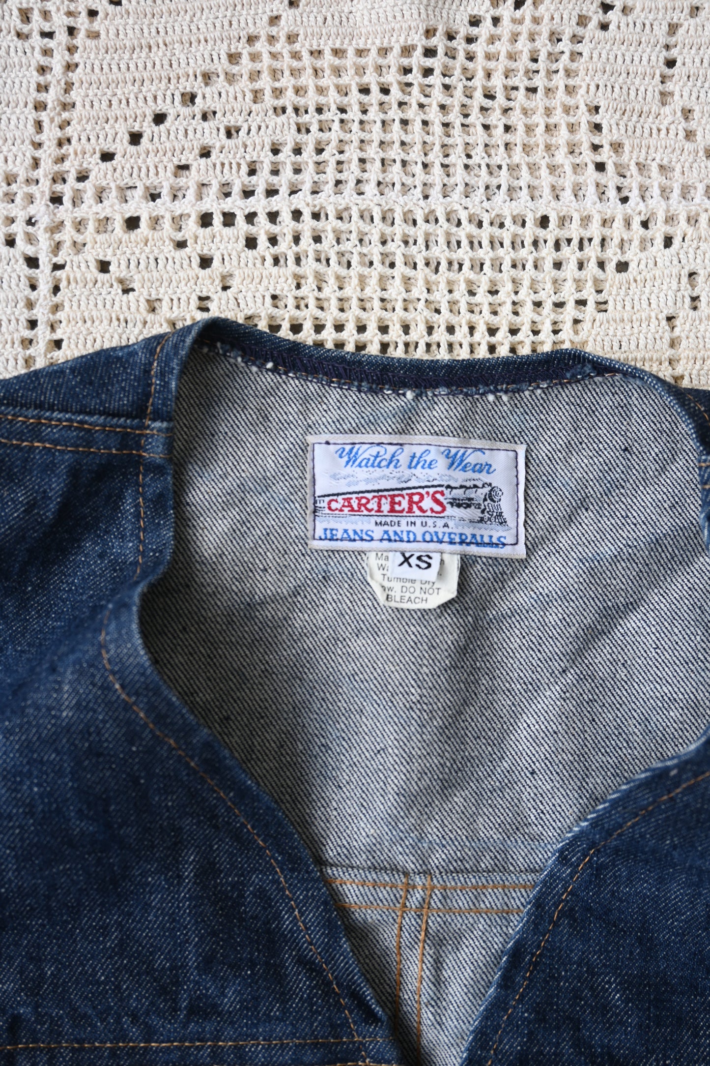 70's "CARTER'S" Denim Vest