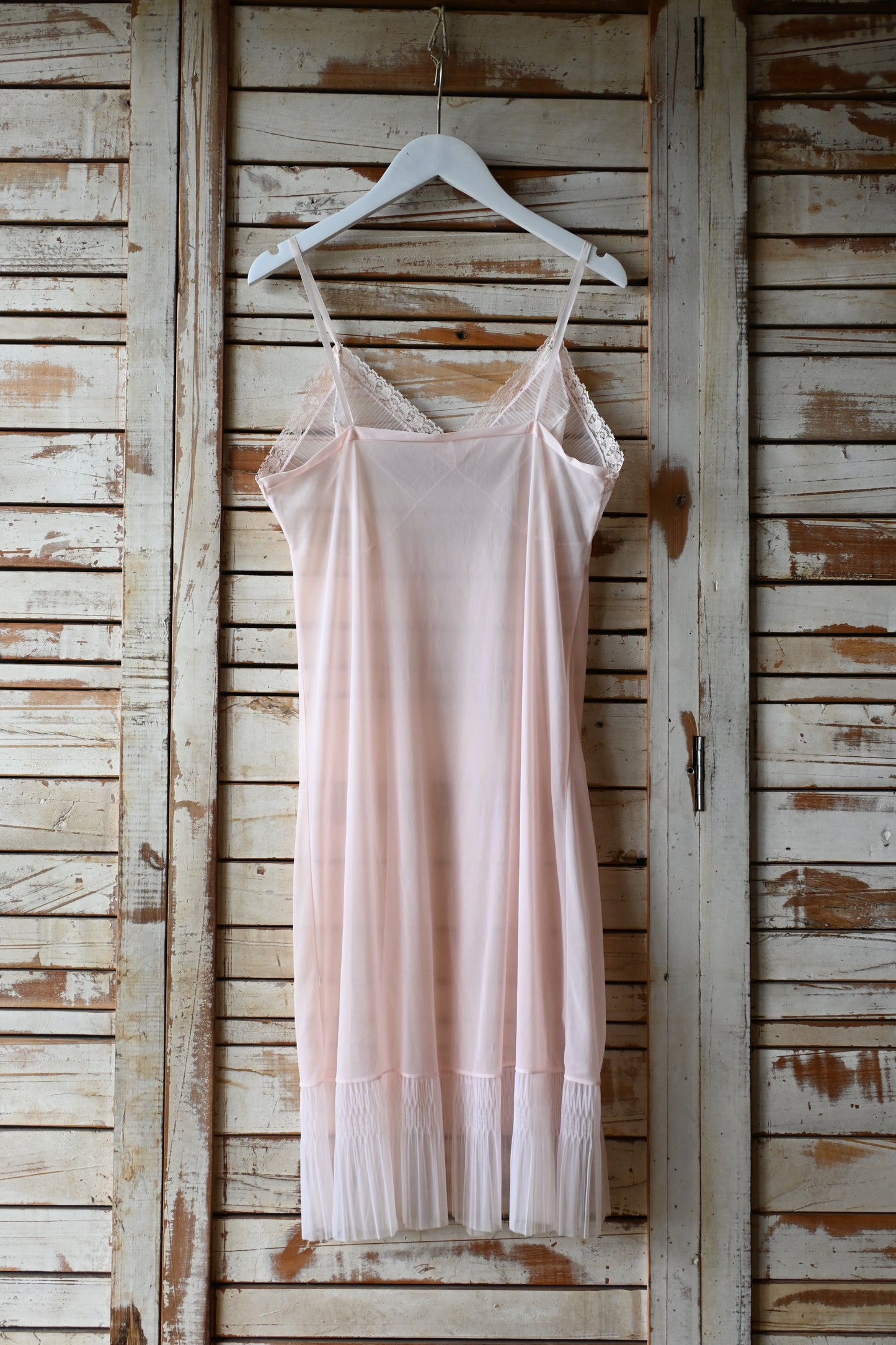 Sheer slip dress/PINK