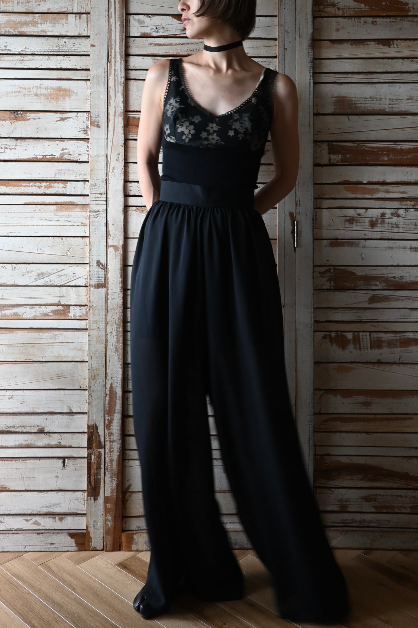EURO Lace camisole/BLACK