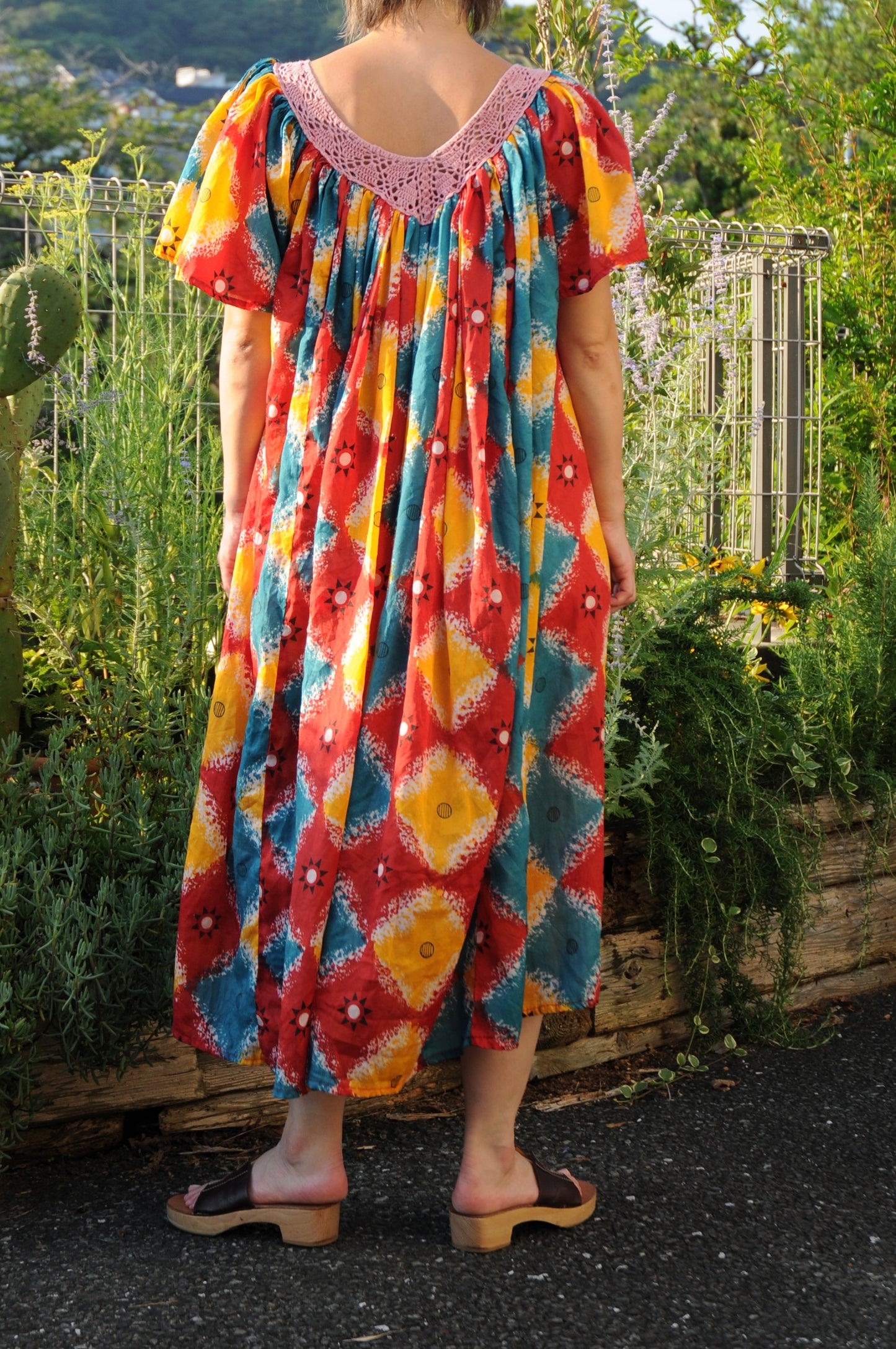 Pattern dress/MULTI