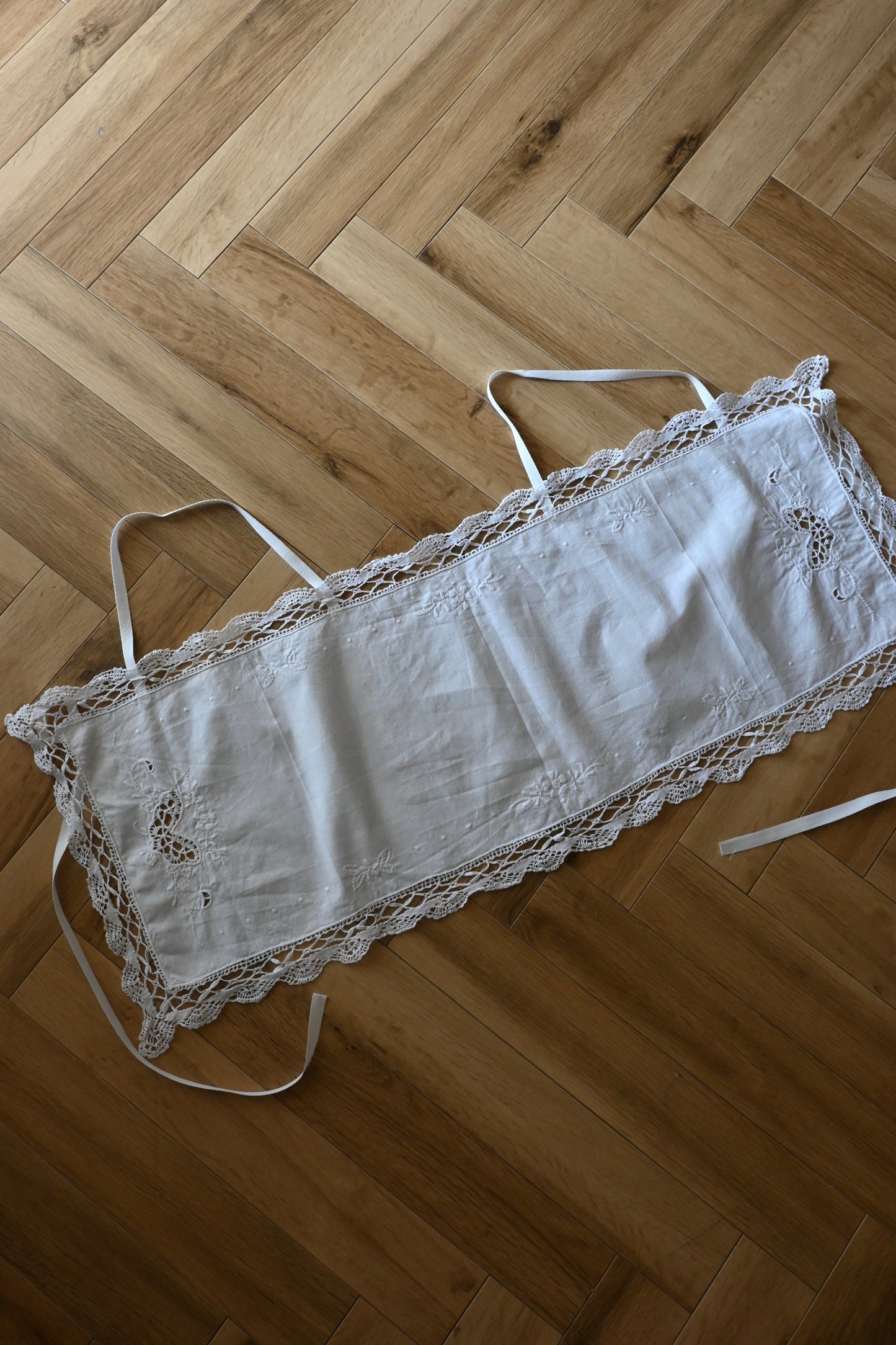 Cotton lace cami top/PONMOSIR
