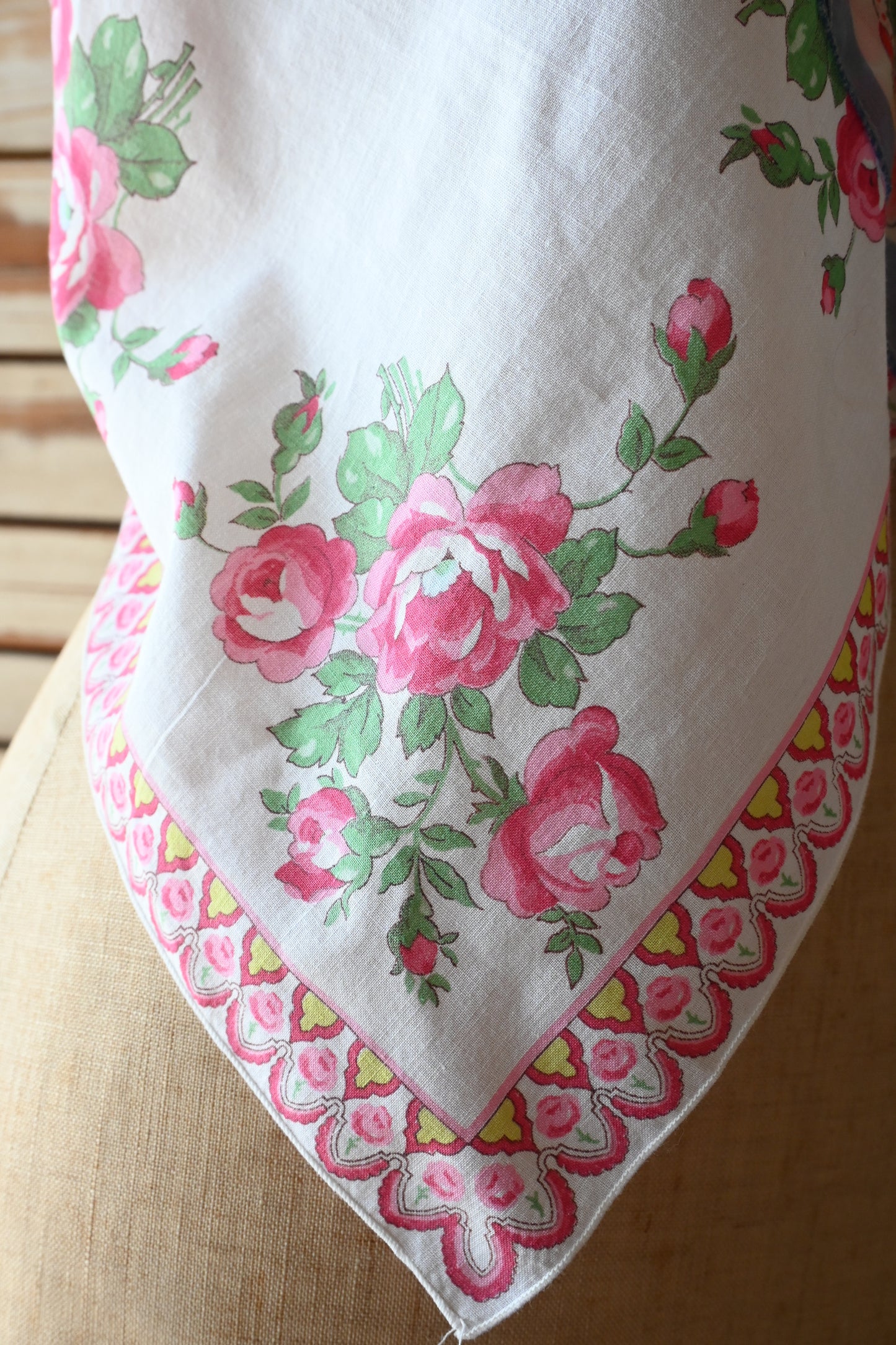 Flower handkerchief camisole/PONMOSIR