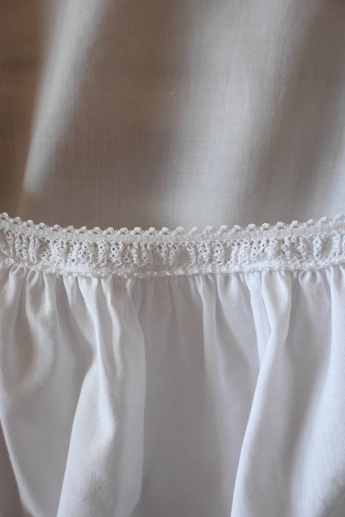 EURO Cropped cotton blouse/WHITE
