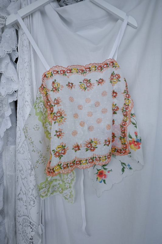 Flower handkerchief camisole/PONMOSIR