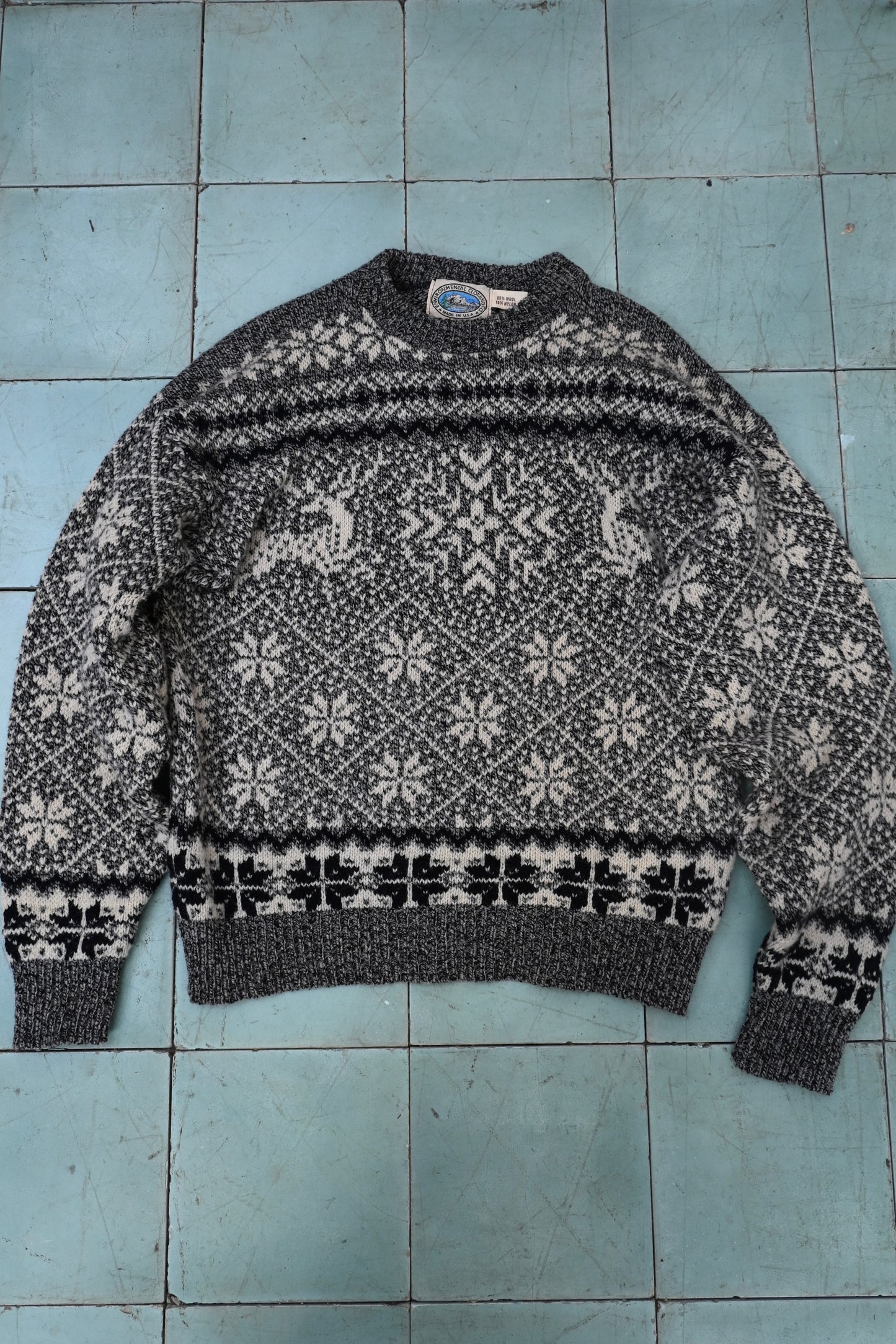 Nordic knit sweater