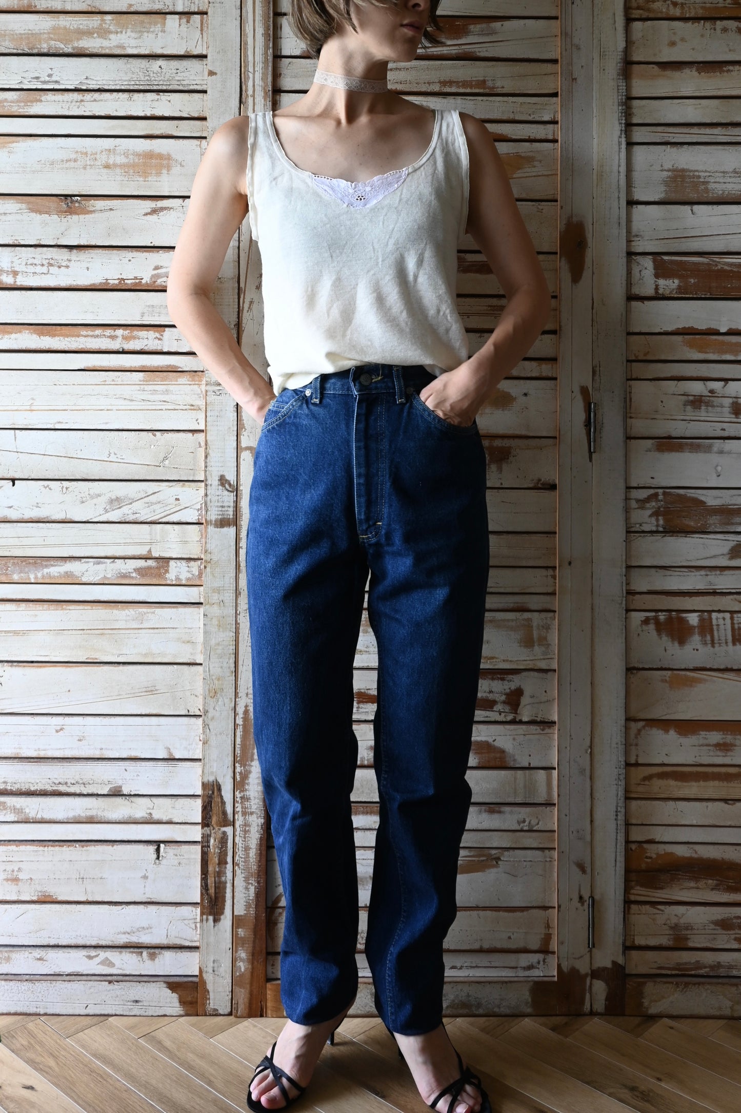 EURO Underwear knit top/IVORY