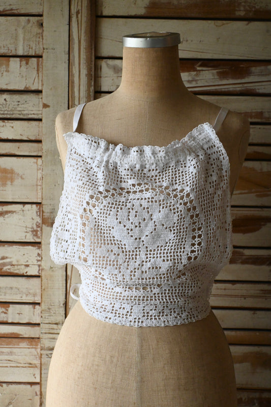 Crochet lace tops/PONMOSIR
