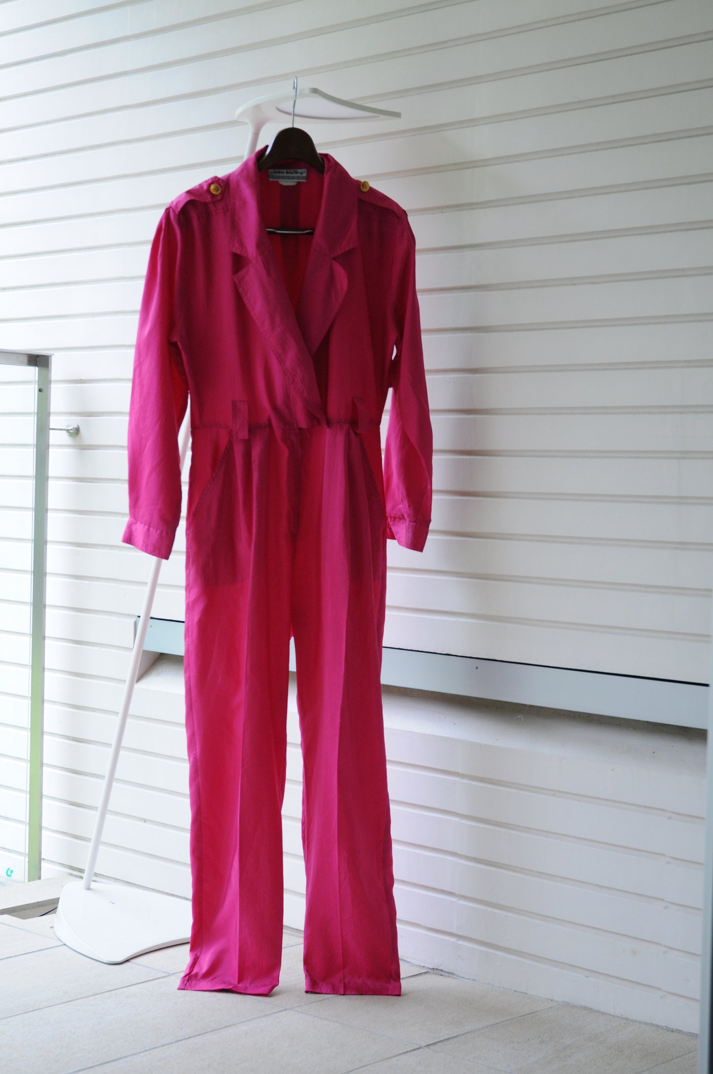 80's L/S Jumpsuit/PINK