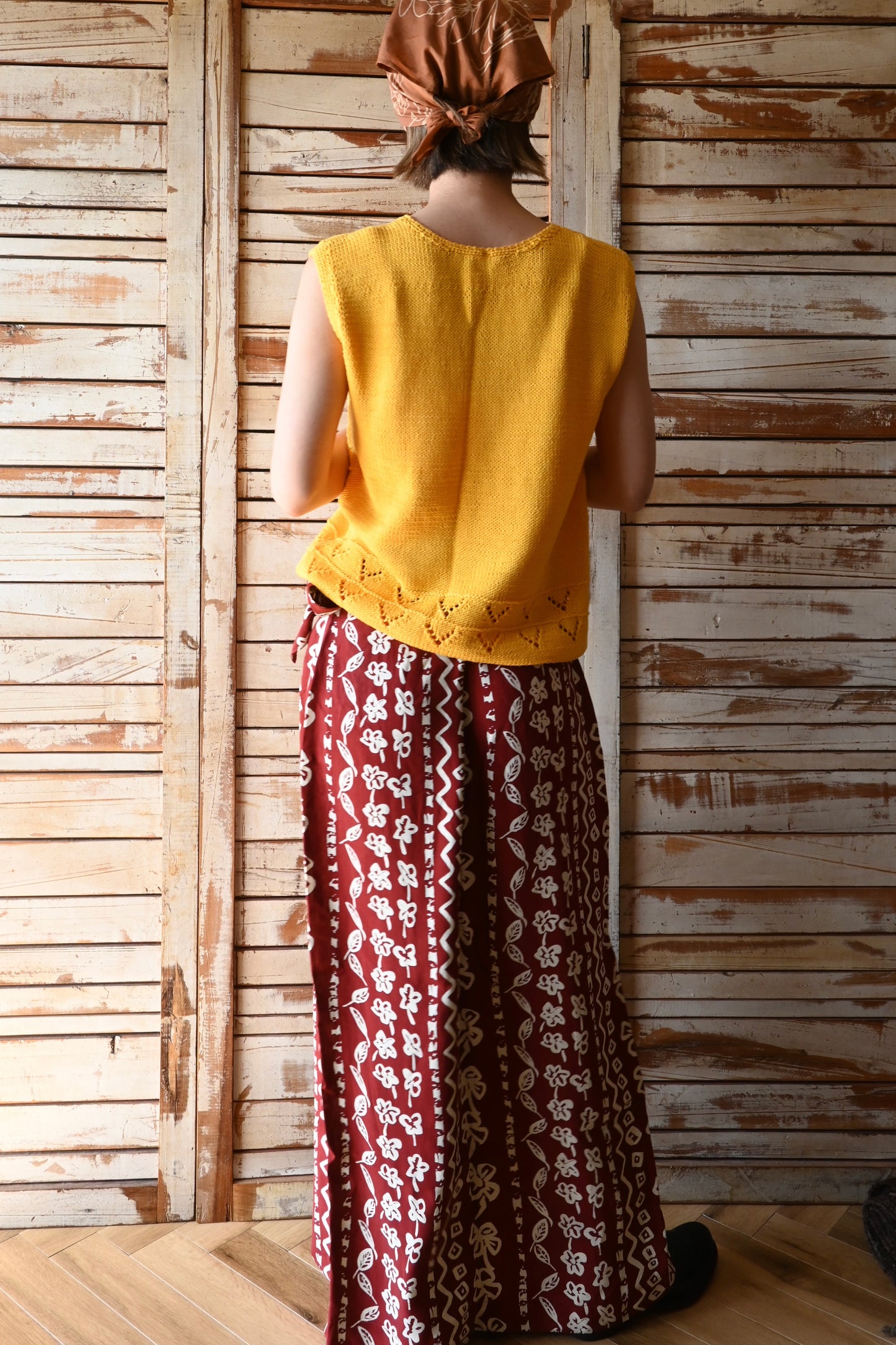 N/S Knit/YELLOW