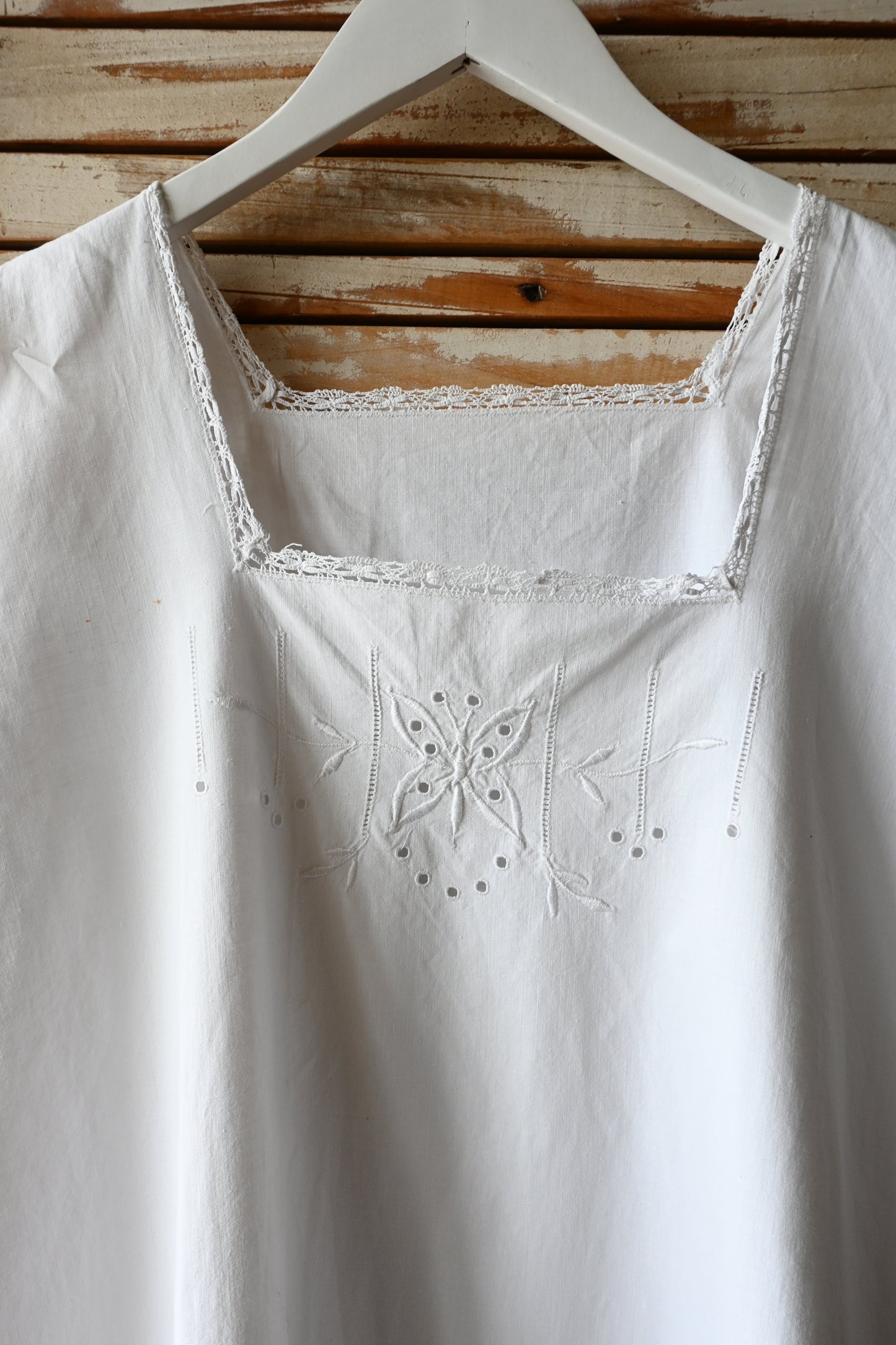EURO Embroidery dress/IVORY