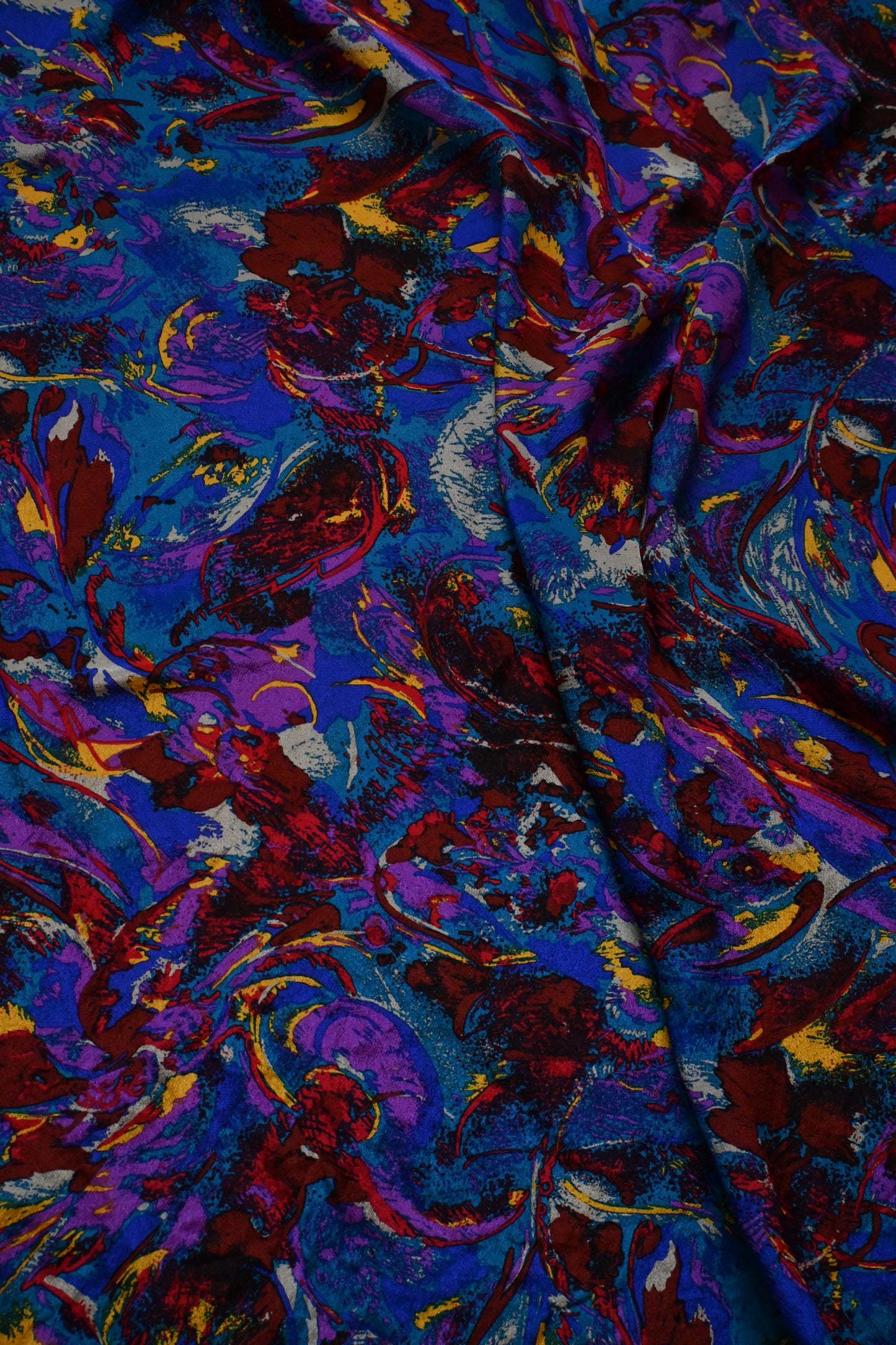 Vintage silk scarf/MULTI