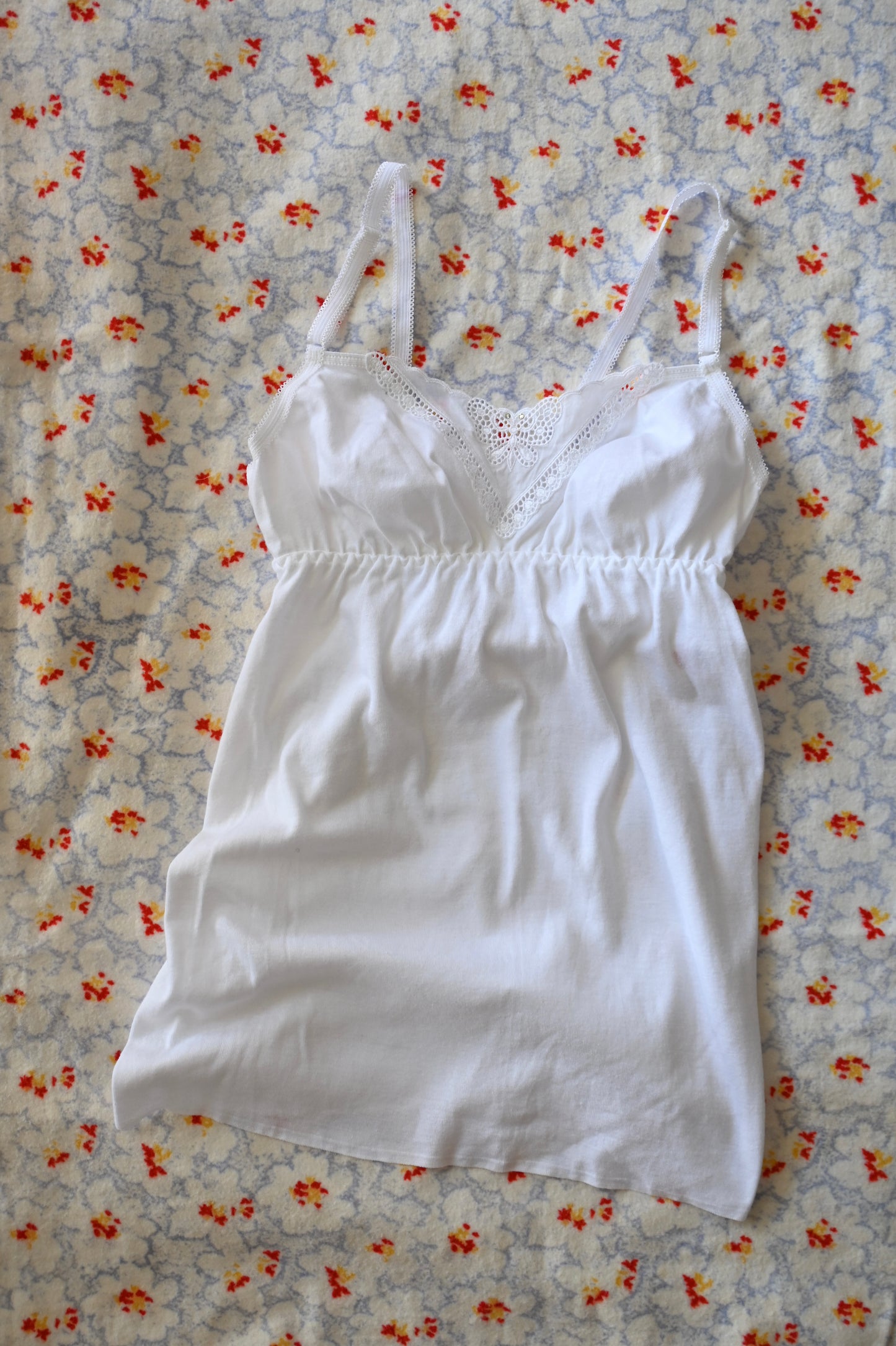 Kid's Cotton lace camisole