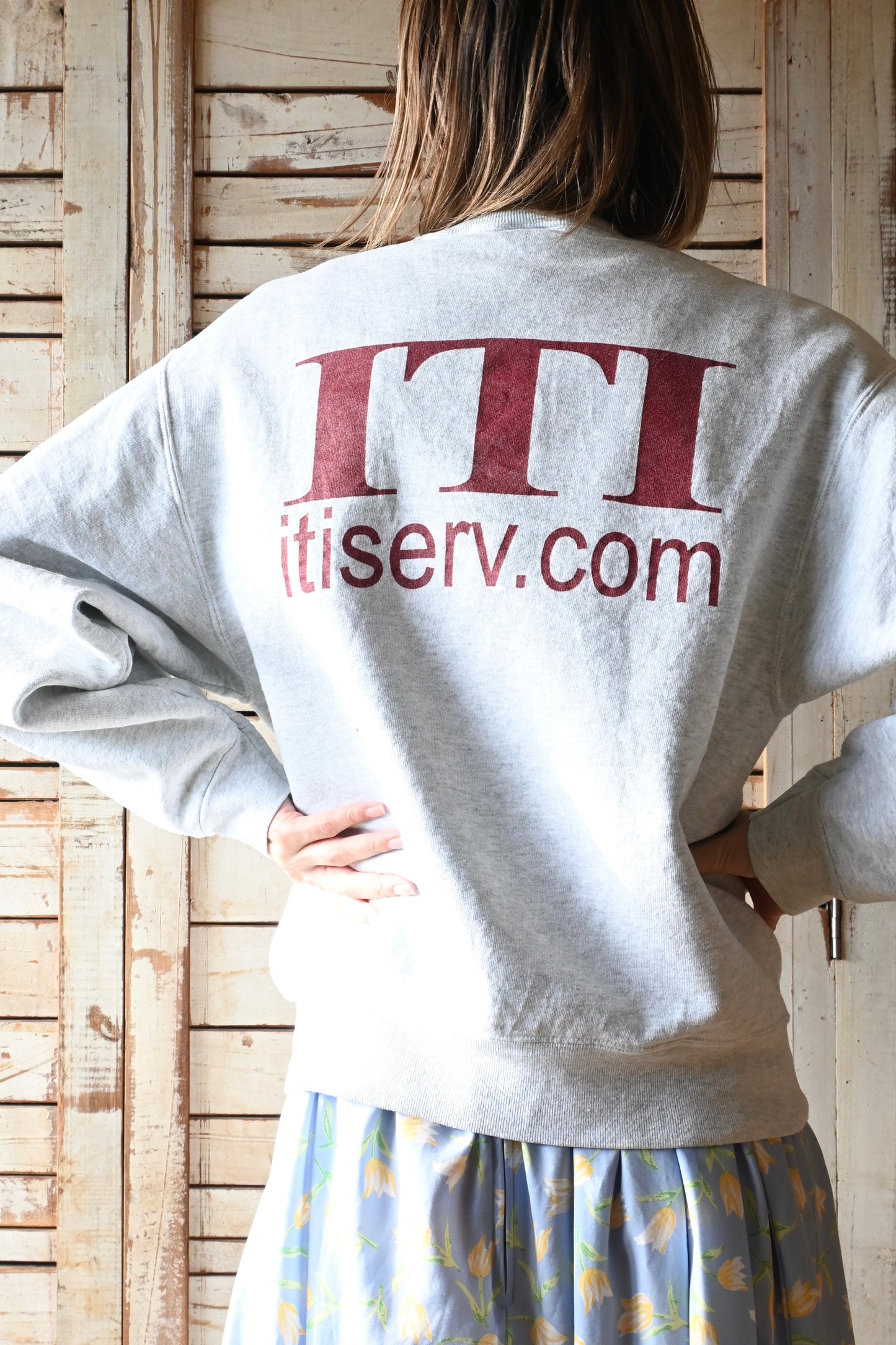 '90s-'00s Sweat shirt/GREY
