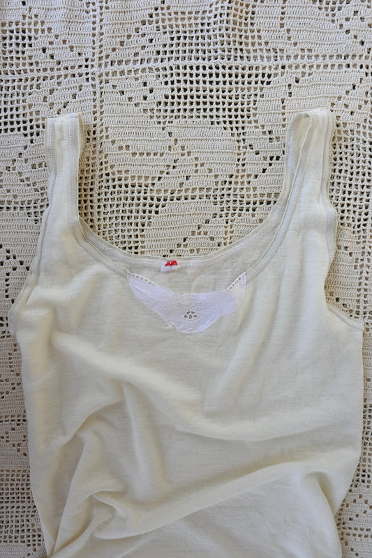 EURO Underwear knit top/IVORY