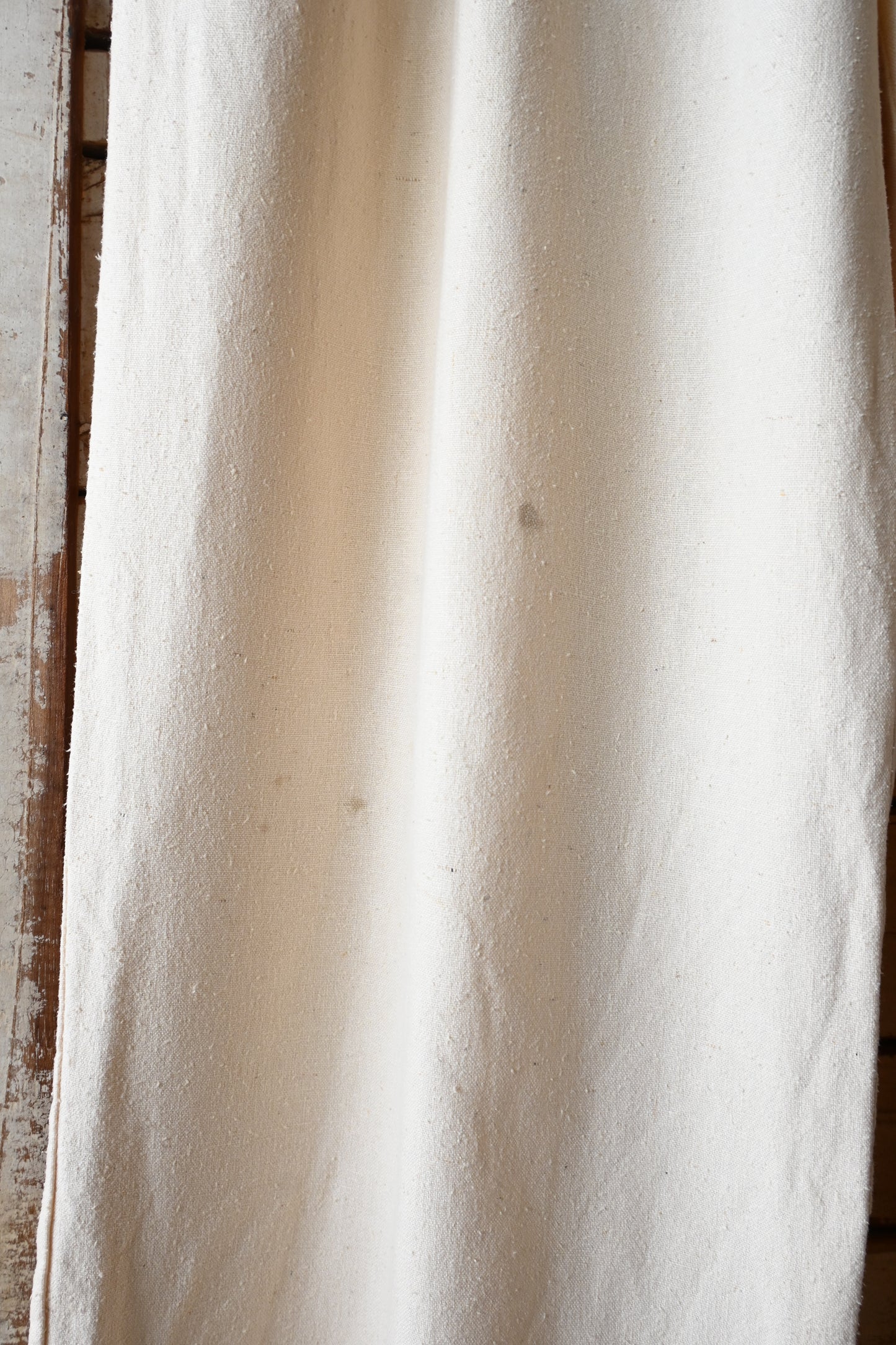 80's Silk tuck pants/CREAM