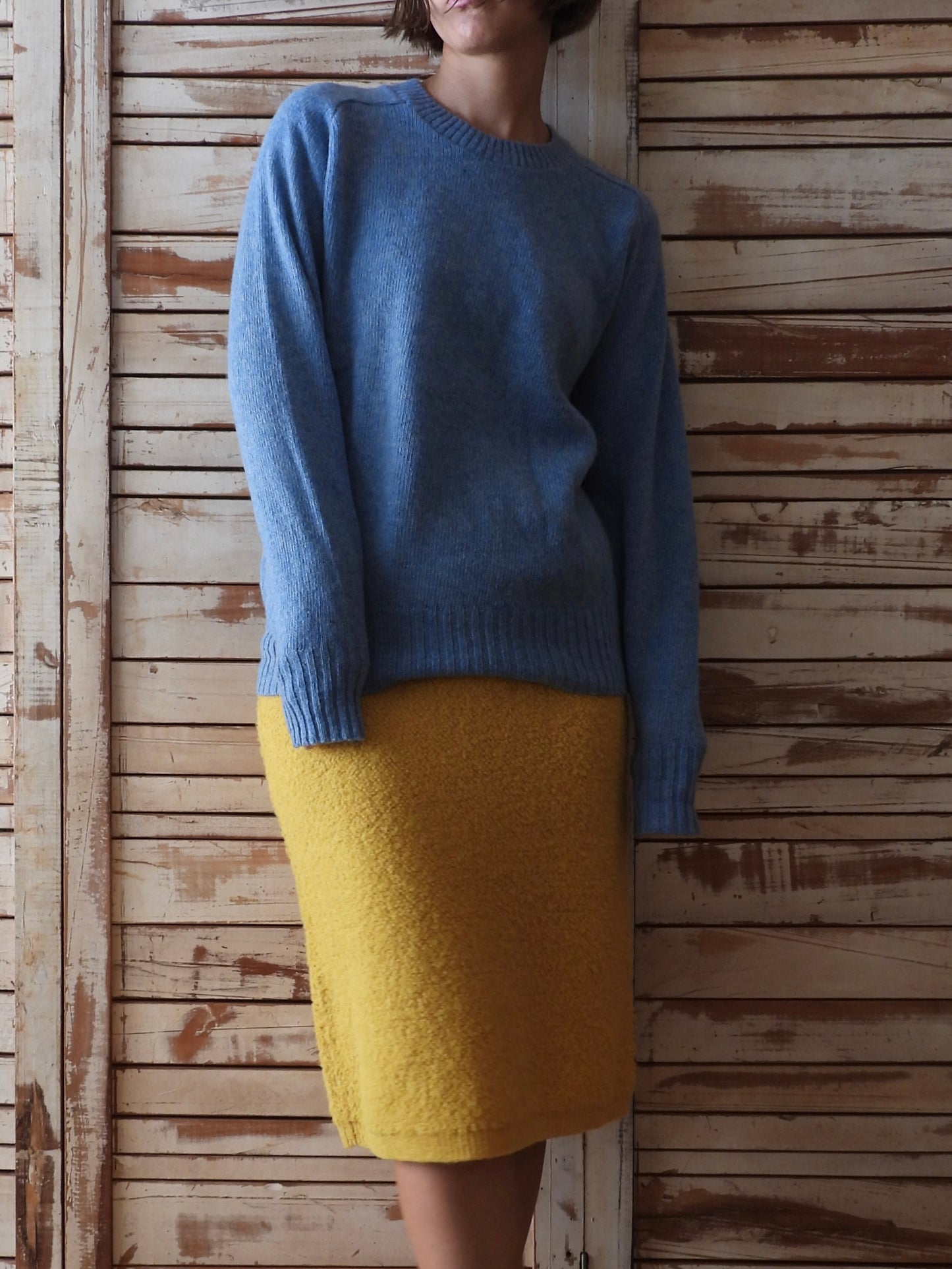 PRADA Knit skirt/MUSTARD