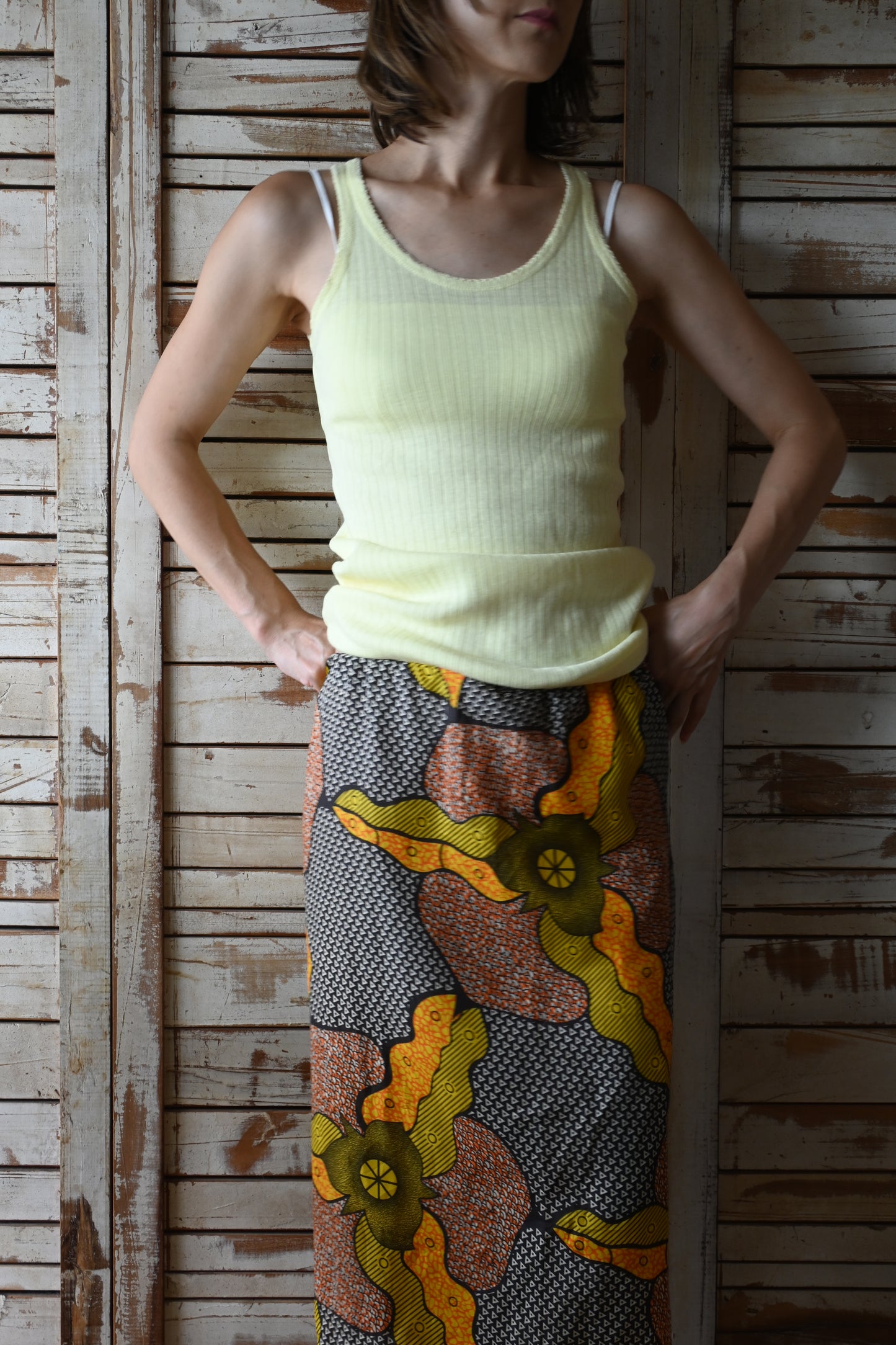 EURO Underwear tank top/Lemon