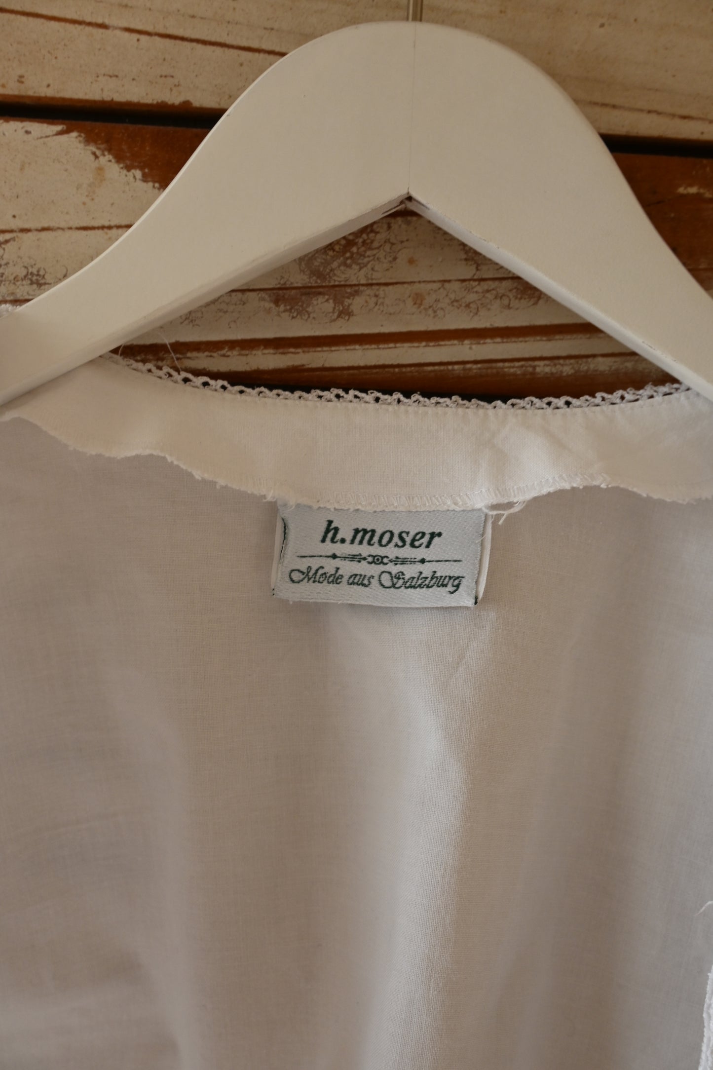 EURO Cropped shirring blouse/WHITE