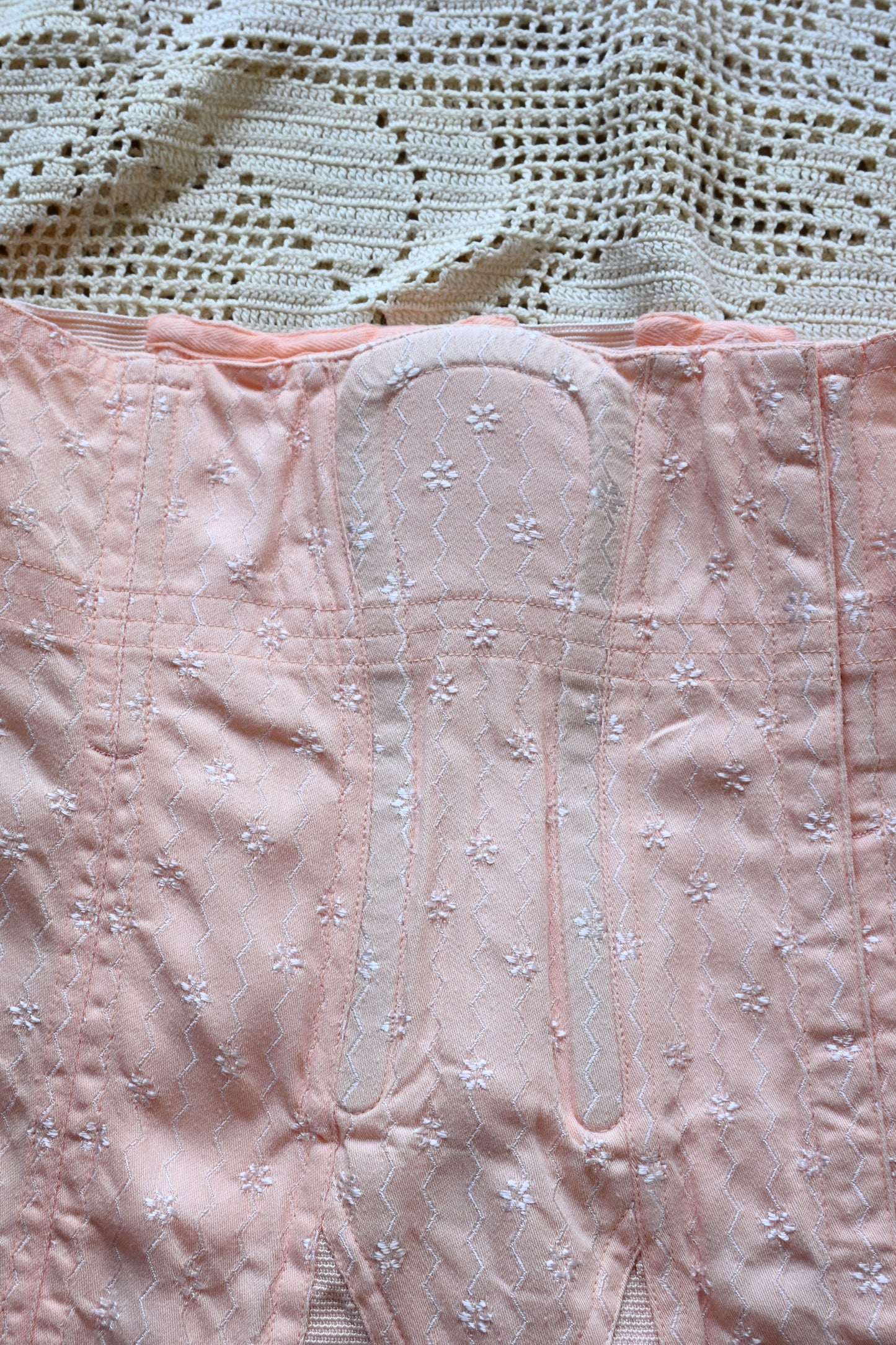 Vintage Corset/CORAL PINK