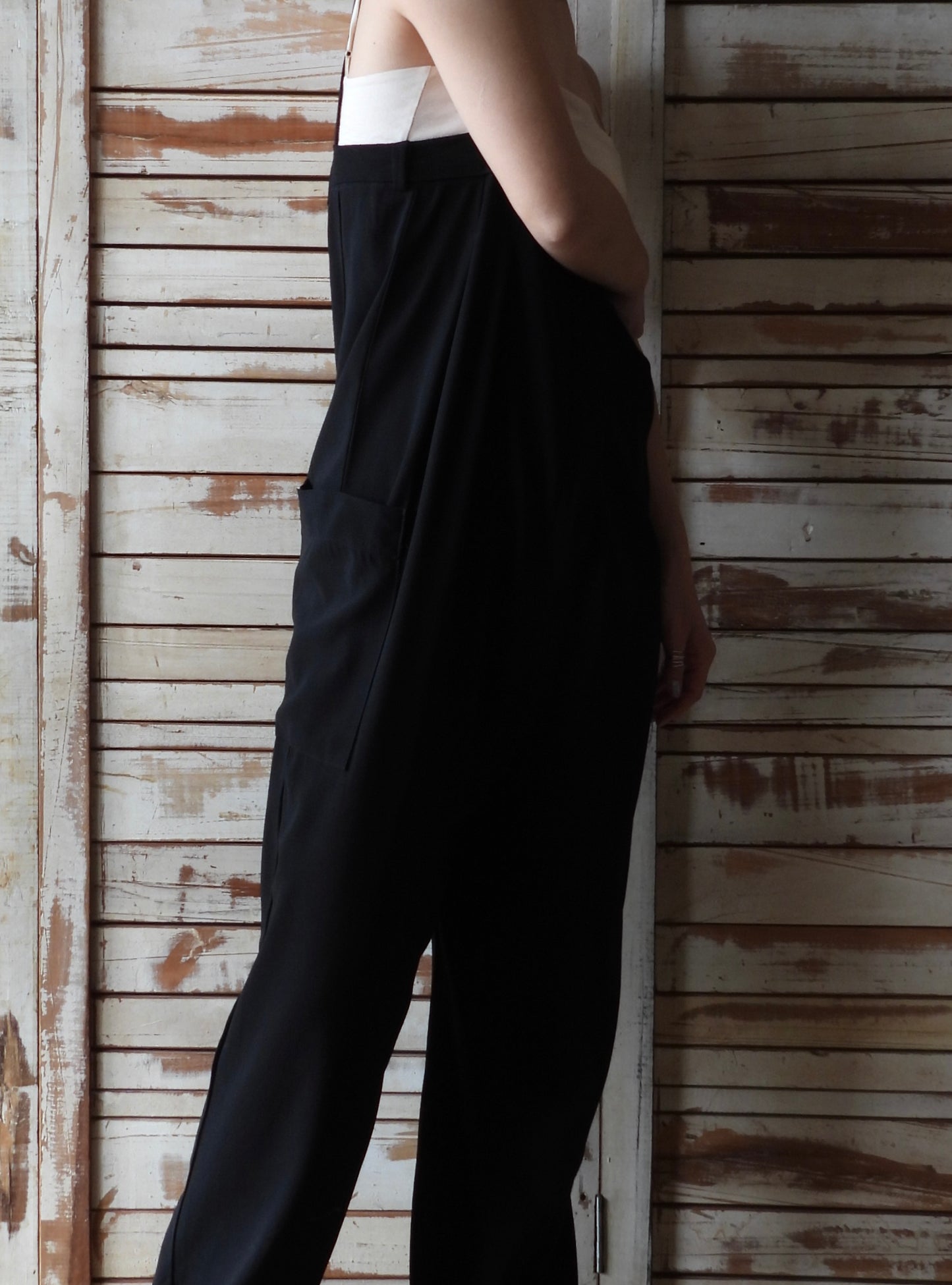 N/S Black jumpsuit/BLACK