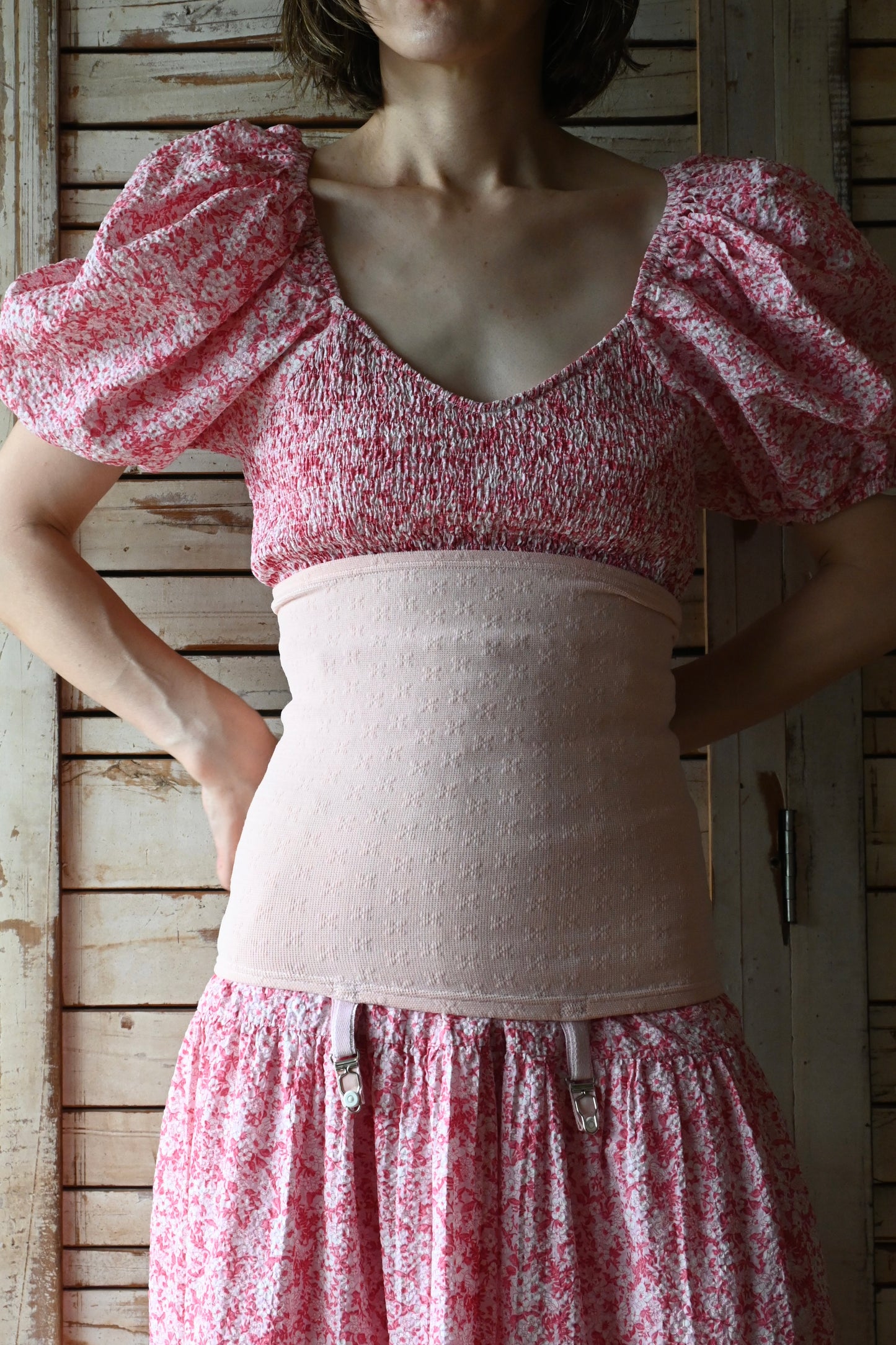 Vintage Garter Belt/PINK