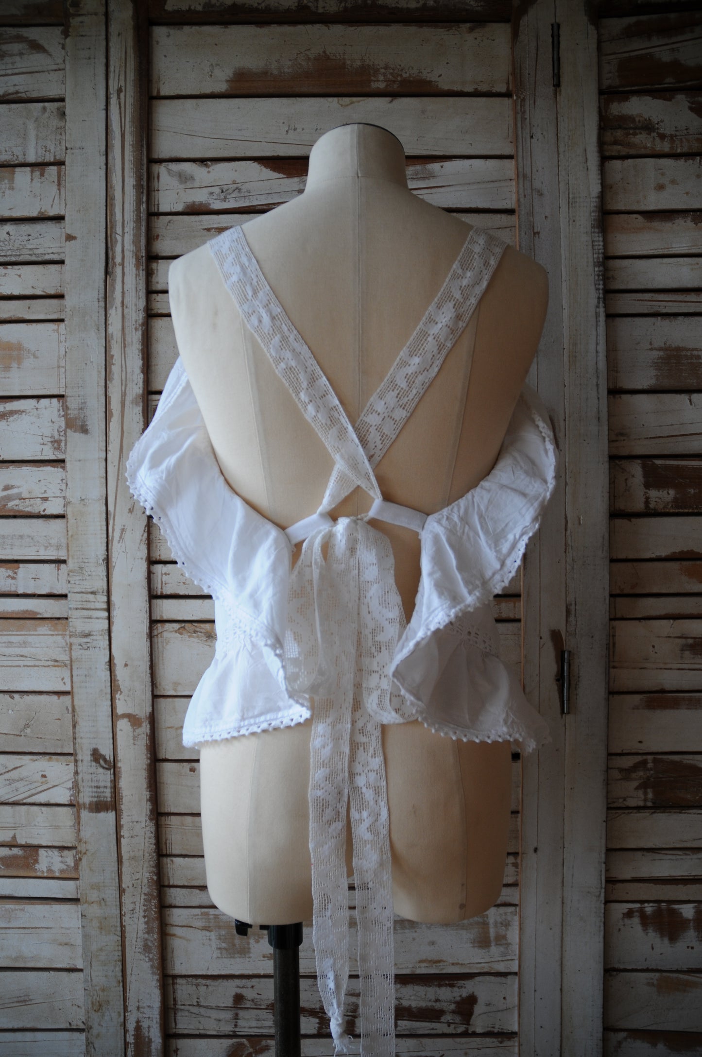 Cotton frill tops/PONMOSIR