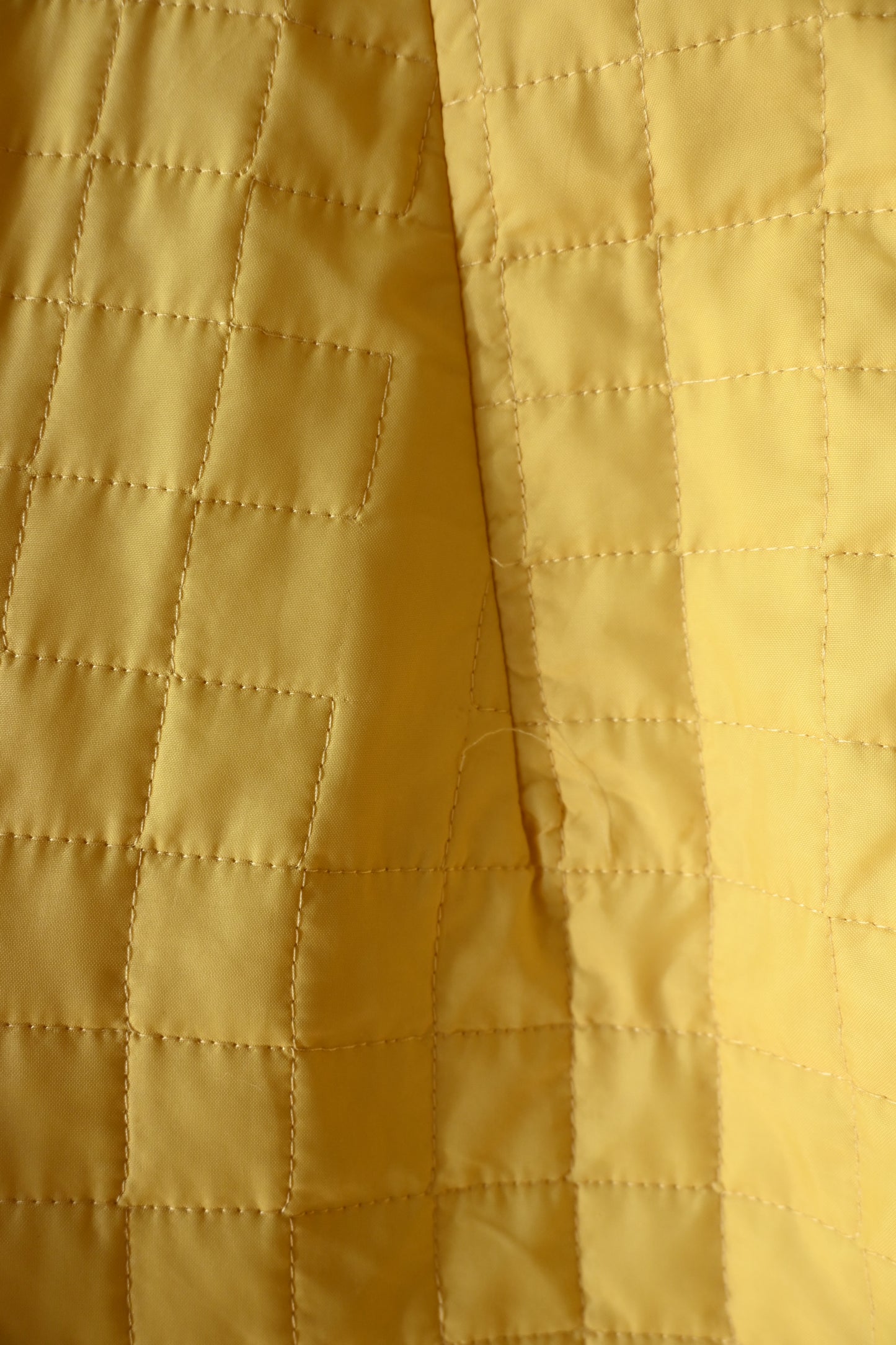 70's Quilting jacket/YELLOW