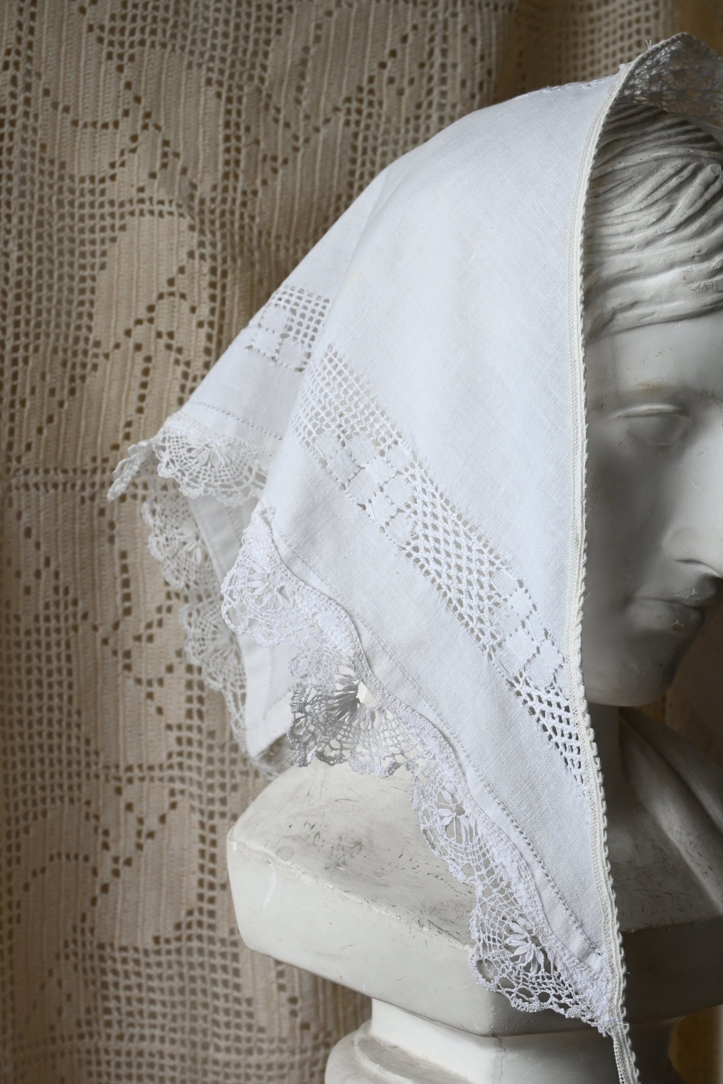 Lace scarf/PONMOSIR