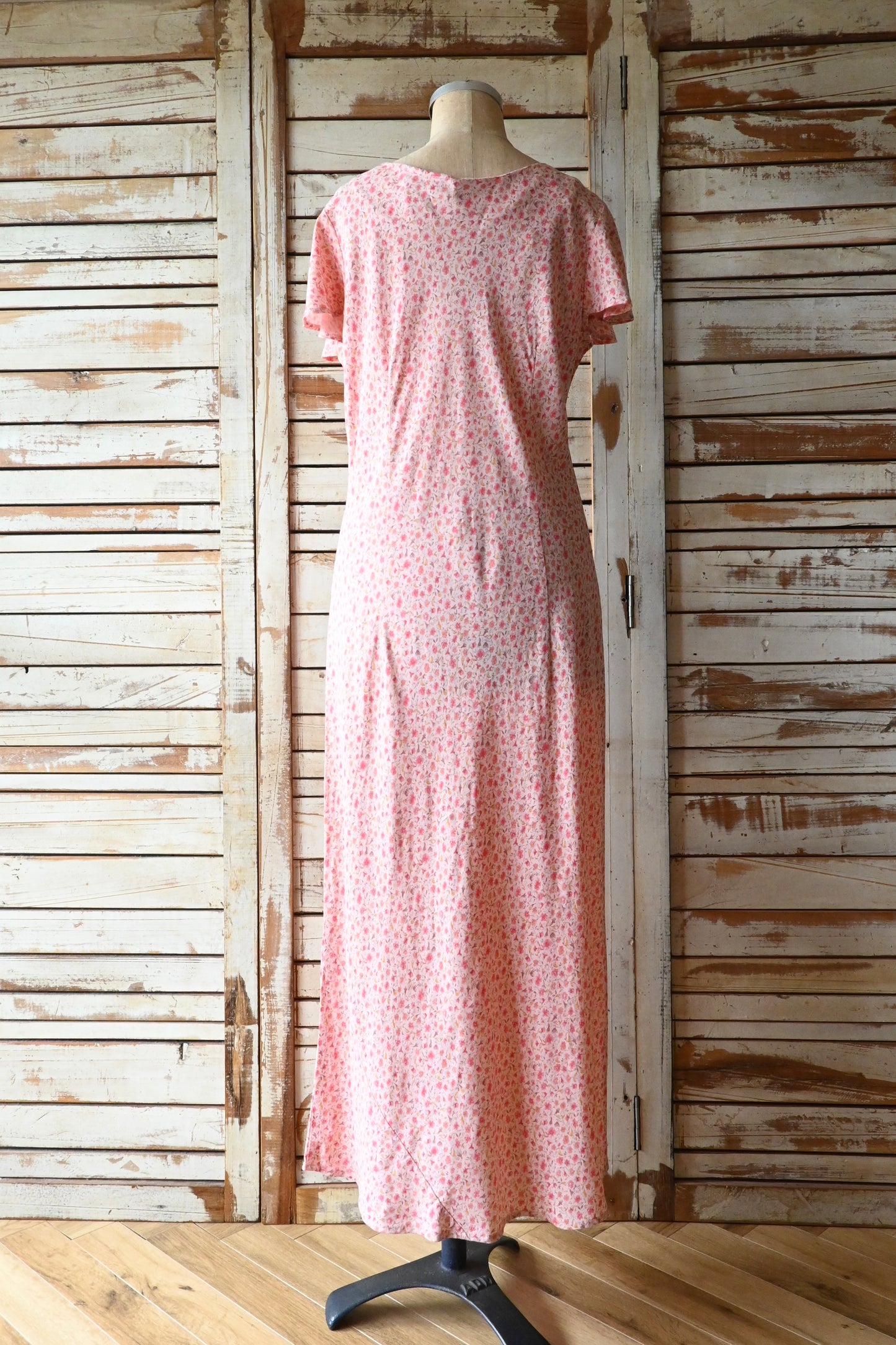 Flower pattern dress/PINK