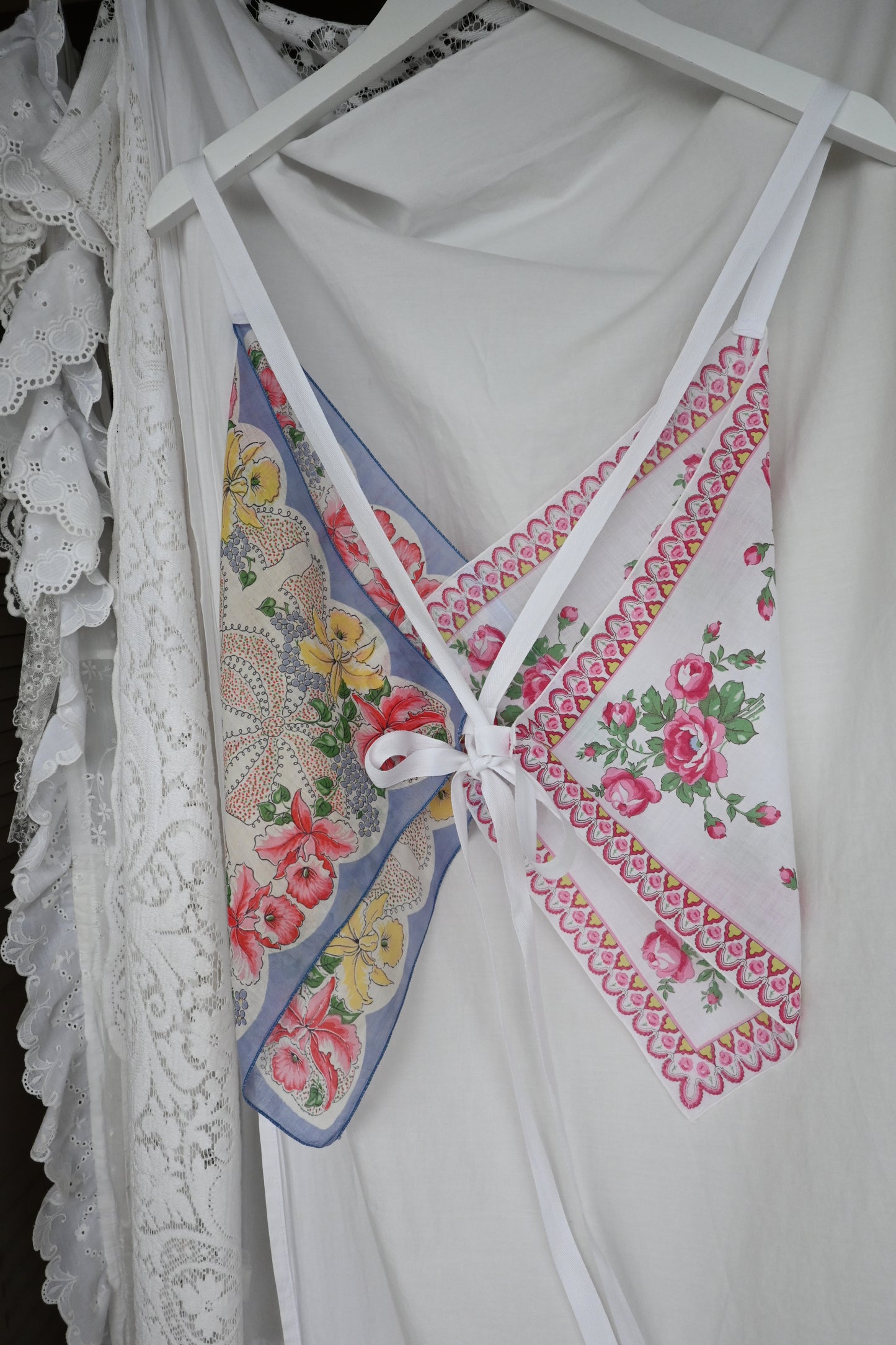 Flower handkerchief camisole/PONMOSIR