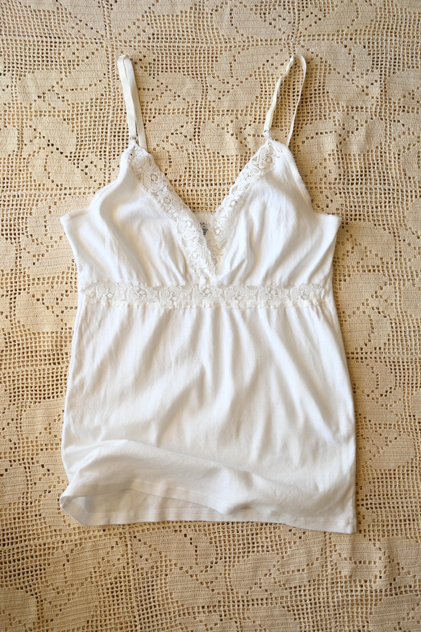 EURO Cotton lace camisole